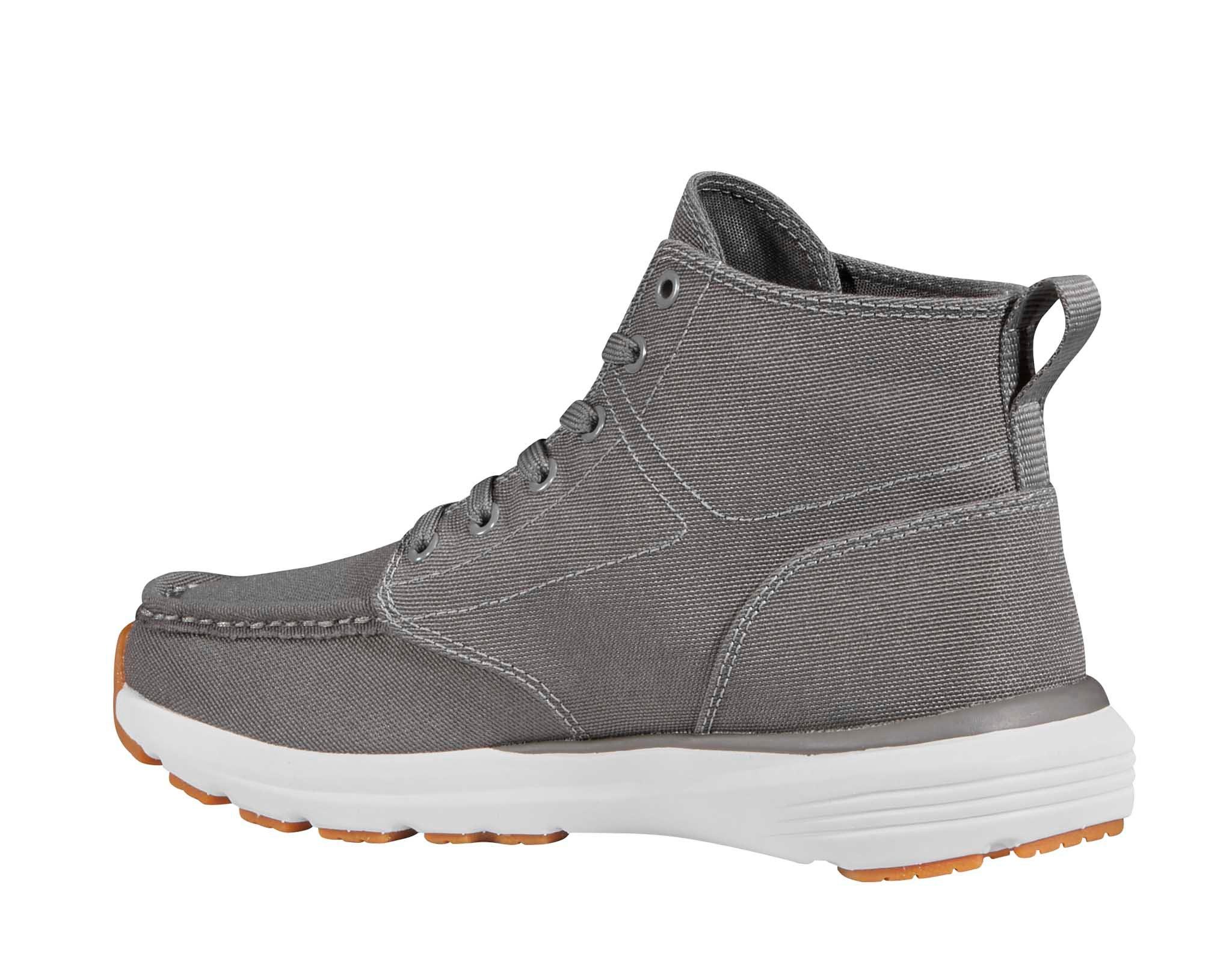 Carhartt Haslett Moc Toe Canvas Chukka Soft Toe "Grey" Women's Shoe - GREY Thumbnail View 4