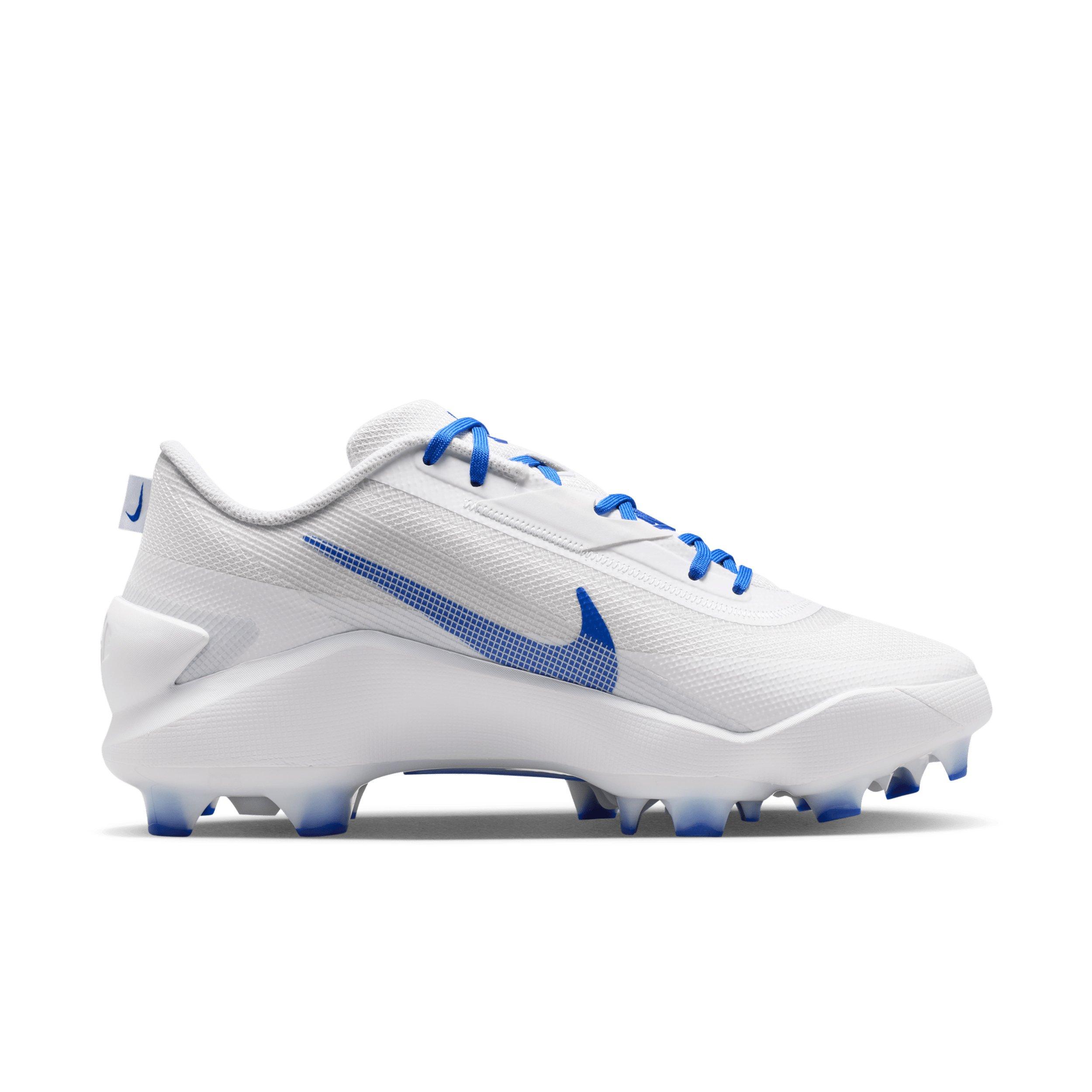 Nike Diamond Showcase MCS "White/Hyper Royal" Men's Baseball Cleat - WHITE/ROYAL Thumbnail View 1