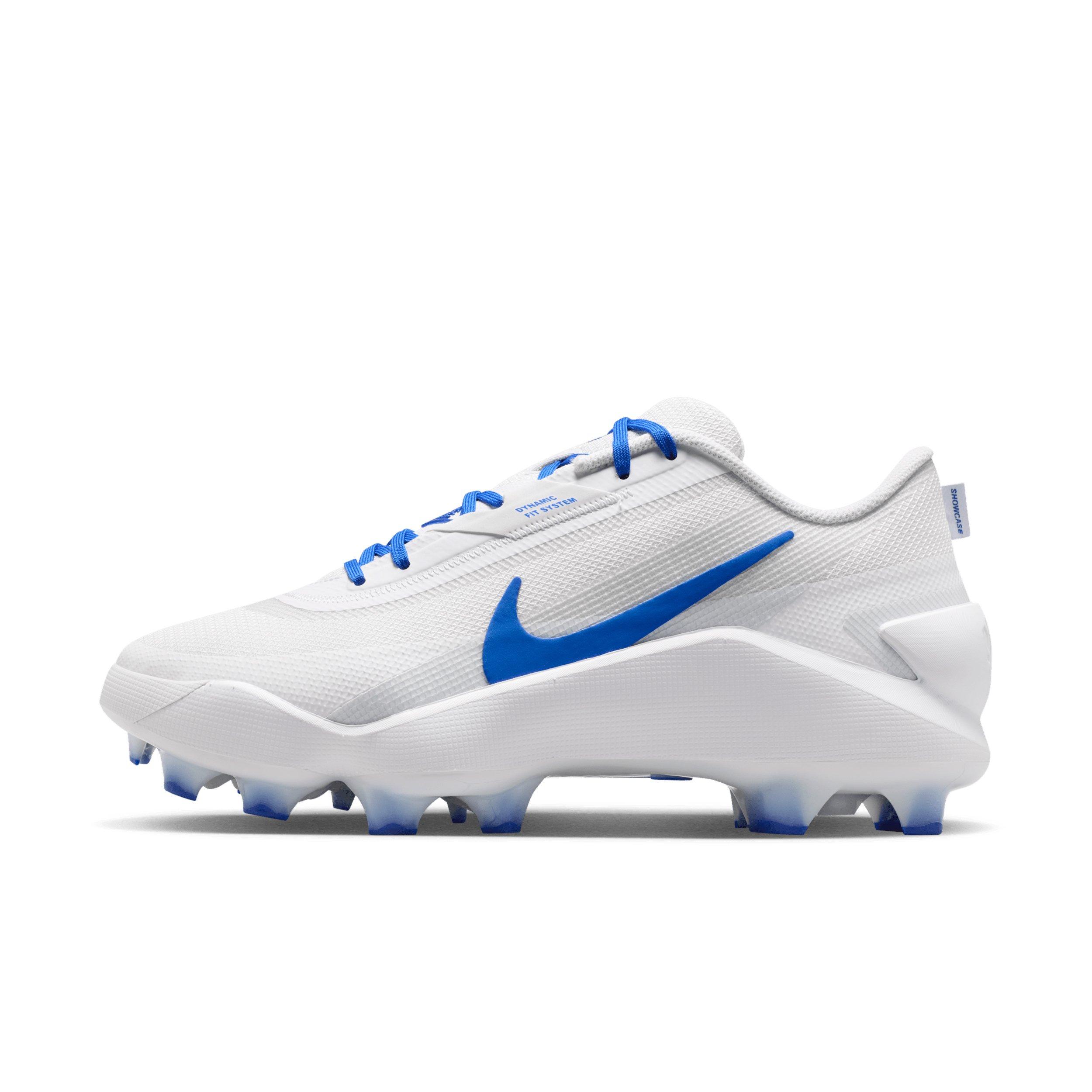 Nike Diamond Showcase MCS "White/Hyper Royal" Men's Baseball Cleat - WHITE/ROYAL Thumbnail View 2