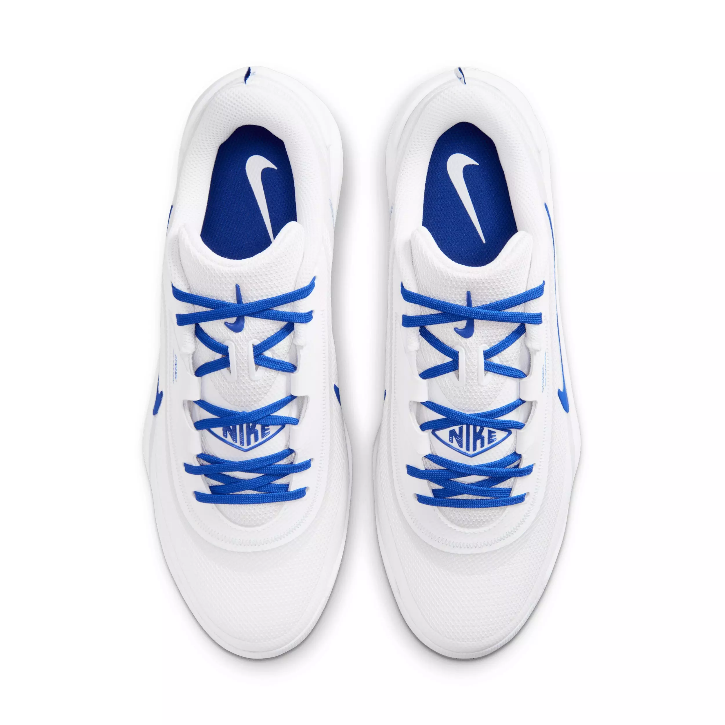 Nike Diamond Showcase MCS "White/Hyper Royal" Men's Baseball Cleat - WHITE/ROYAL