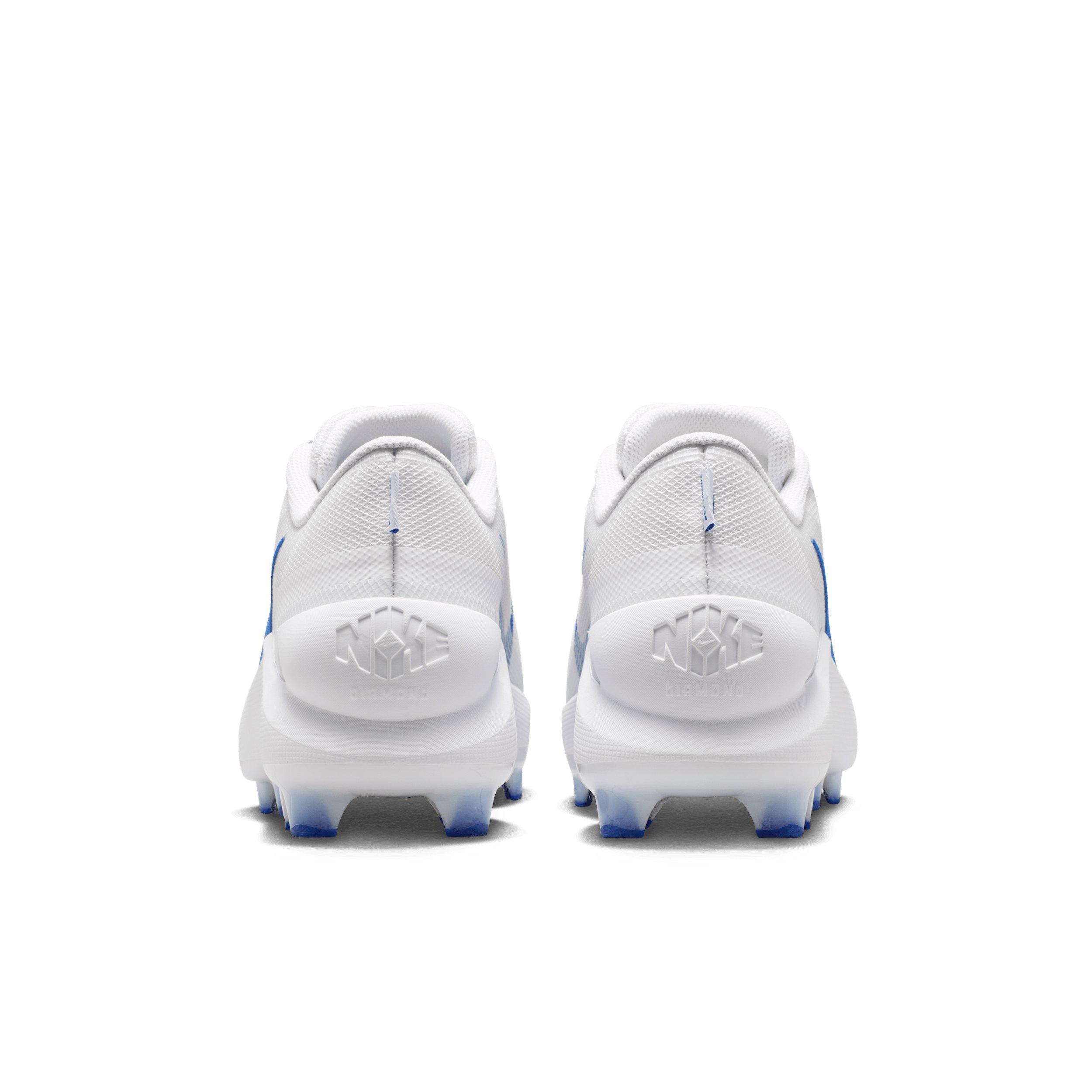 Nike Diamond Showcase MCS "White/Hyper Royal" Men's Baseball Cleat - WHITE/ROYAL Thumbnail View 5