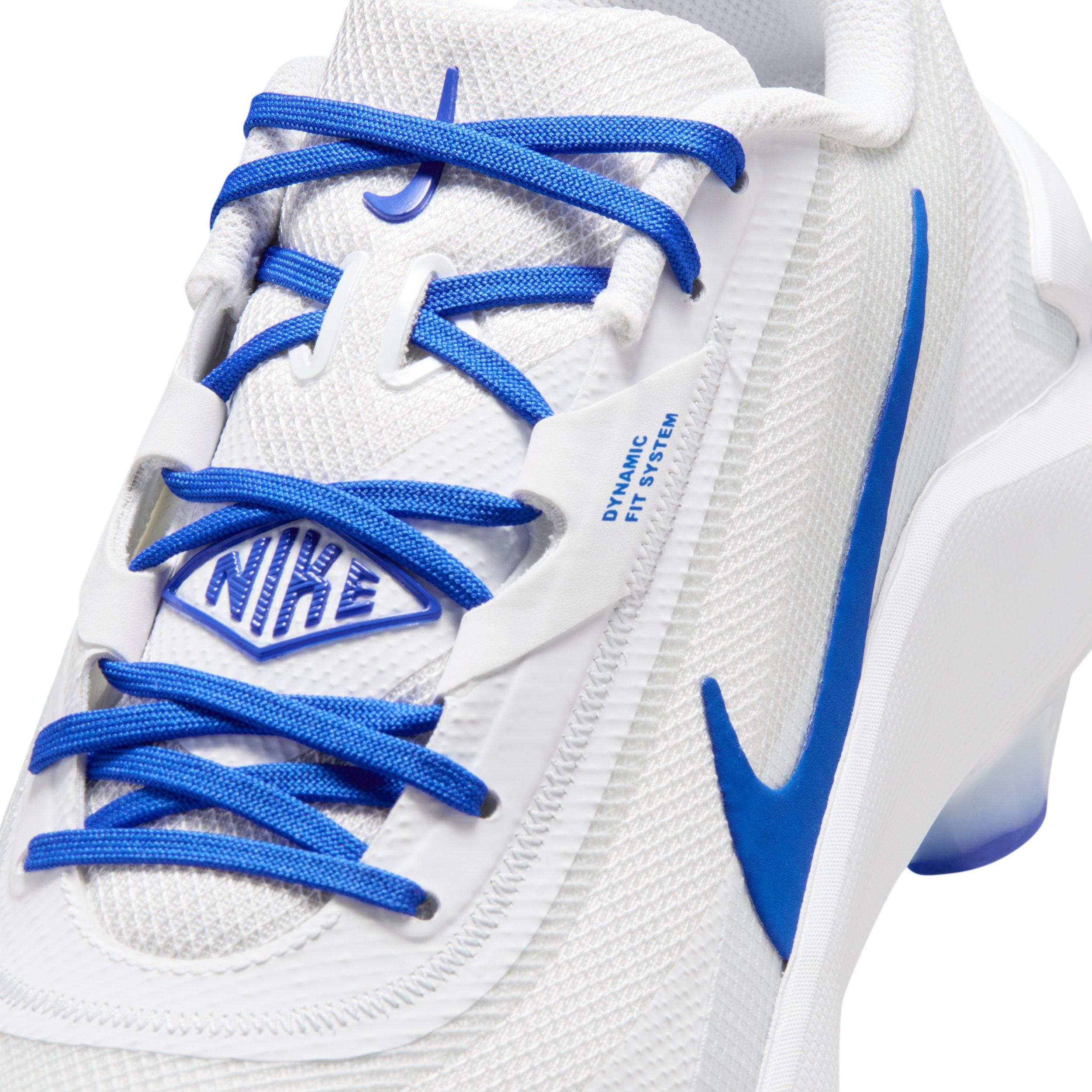 Nike Diamond Showcase MCS "White/Hyper Royal" Men's Baseball Cleat - WHITE/ROYAL Thumbnail View 8