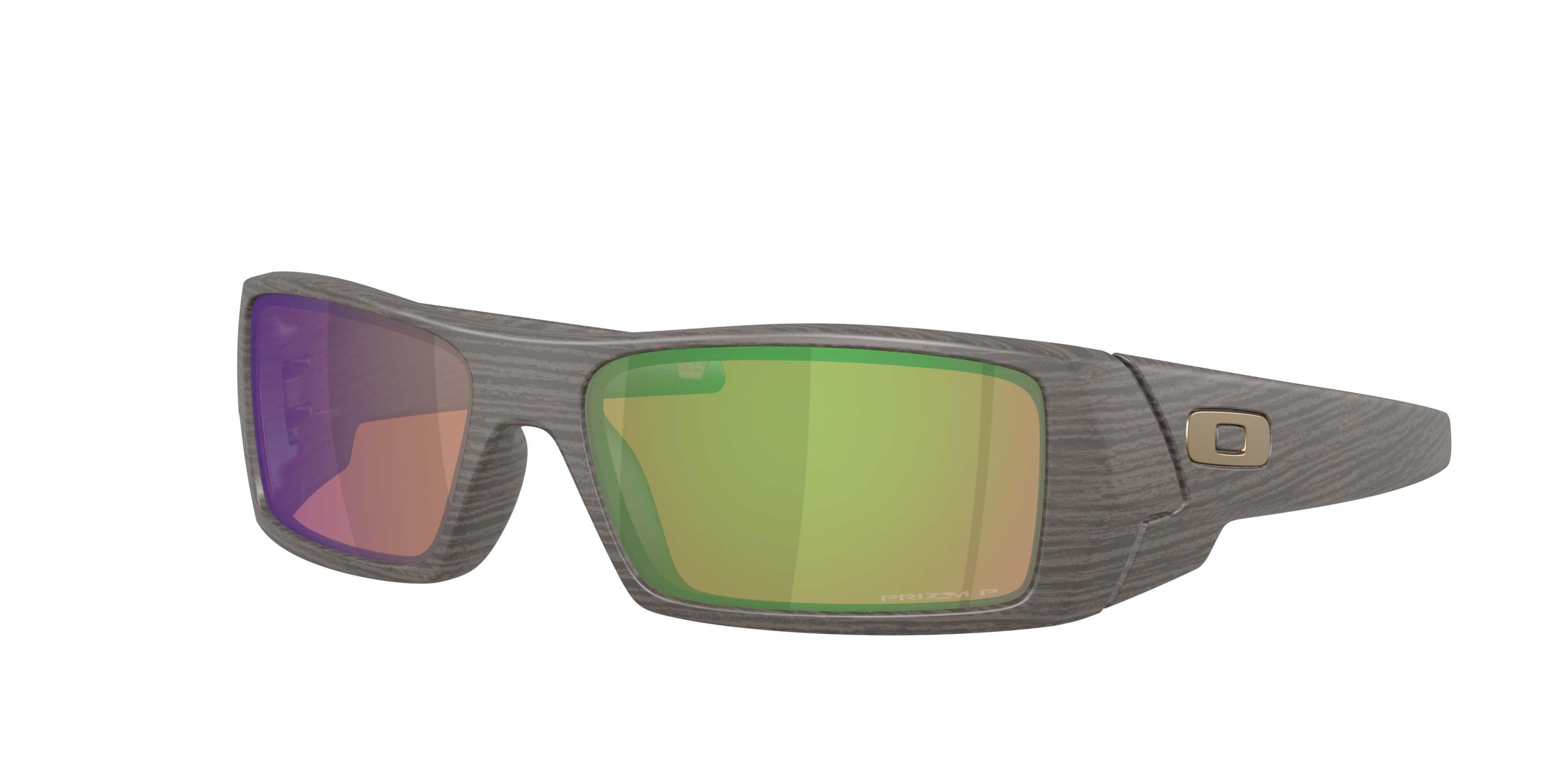 Oakley Gascan Prizm Shallow Water Polarized Sunglasses - Woodgrain - BROWN/GREEN