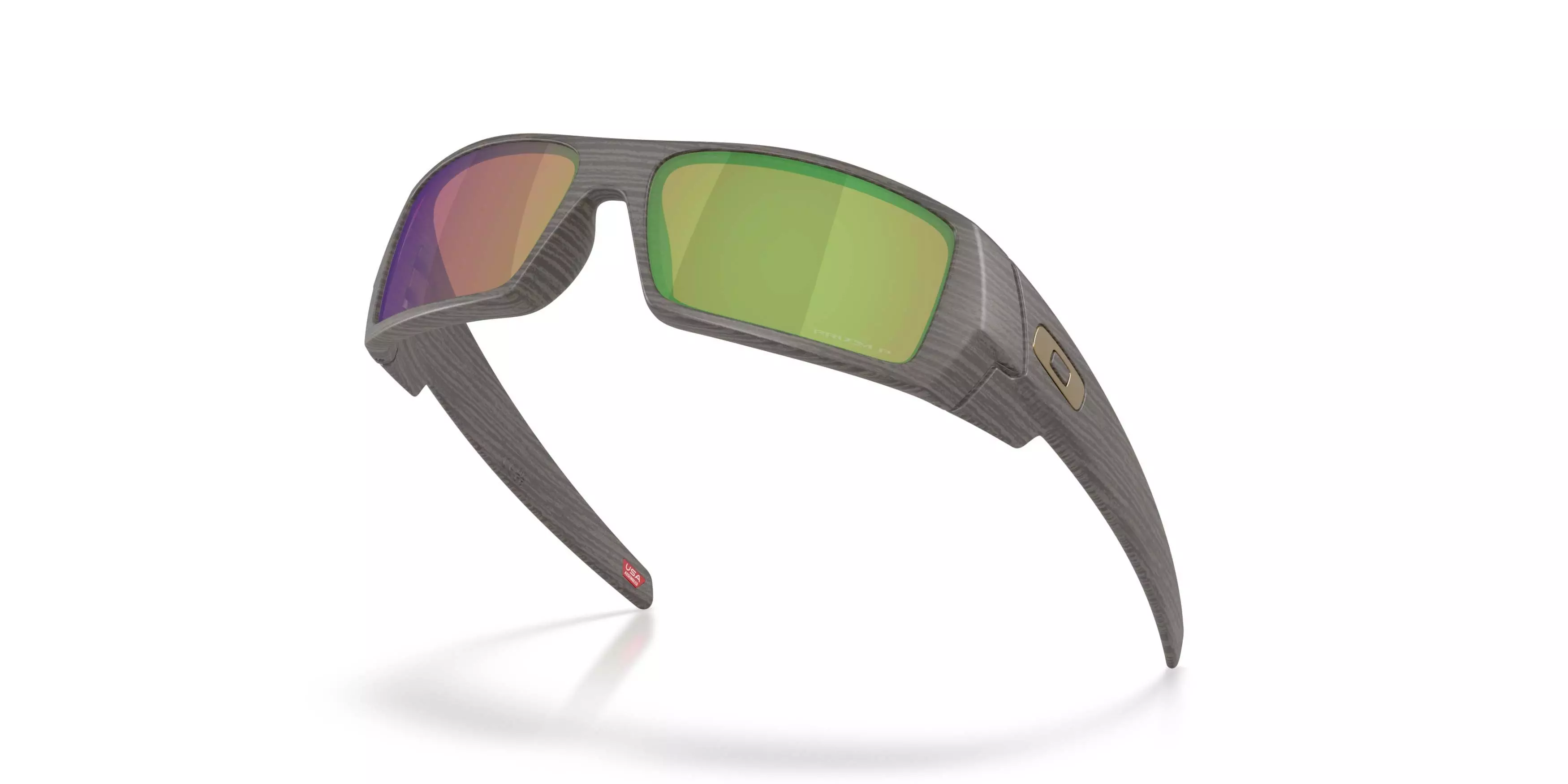 Oakley Gascan Prizm Shallow Water Polarized Sunglasses - Woodgrain - BROWN/GREEN