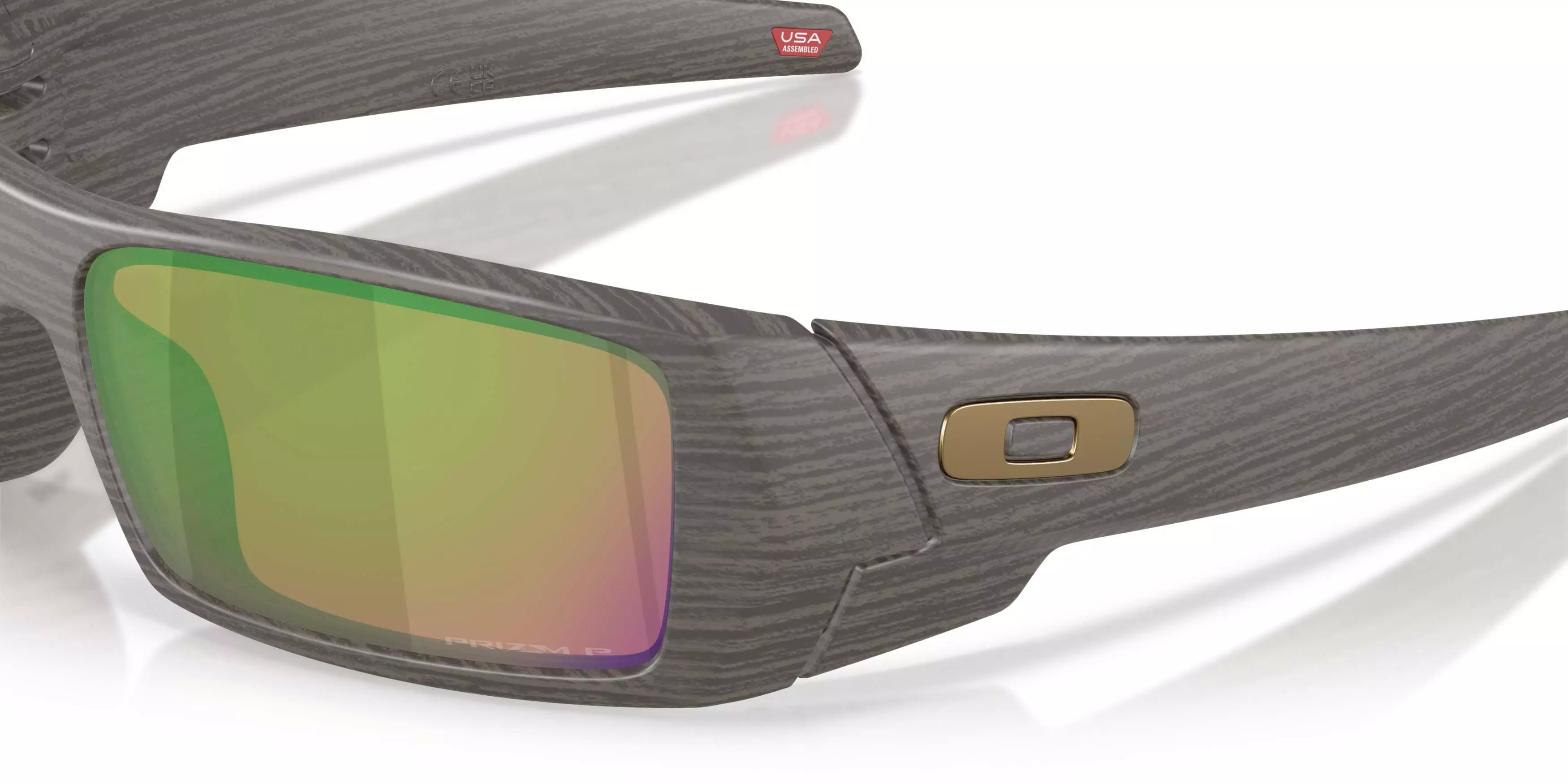 Oakley Gascan Prizm Shallow Water Polarized Sunglasses - Woodgrain - BROWN/GREEN