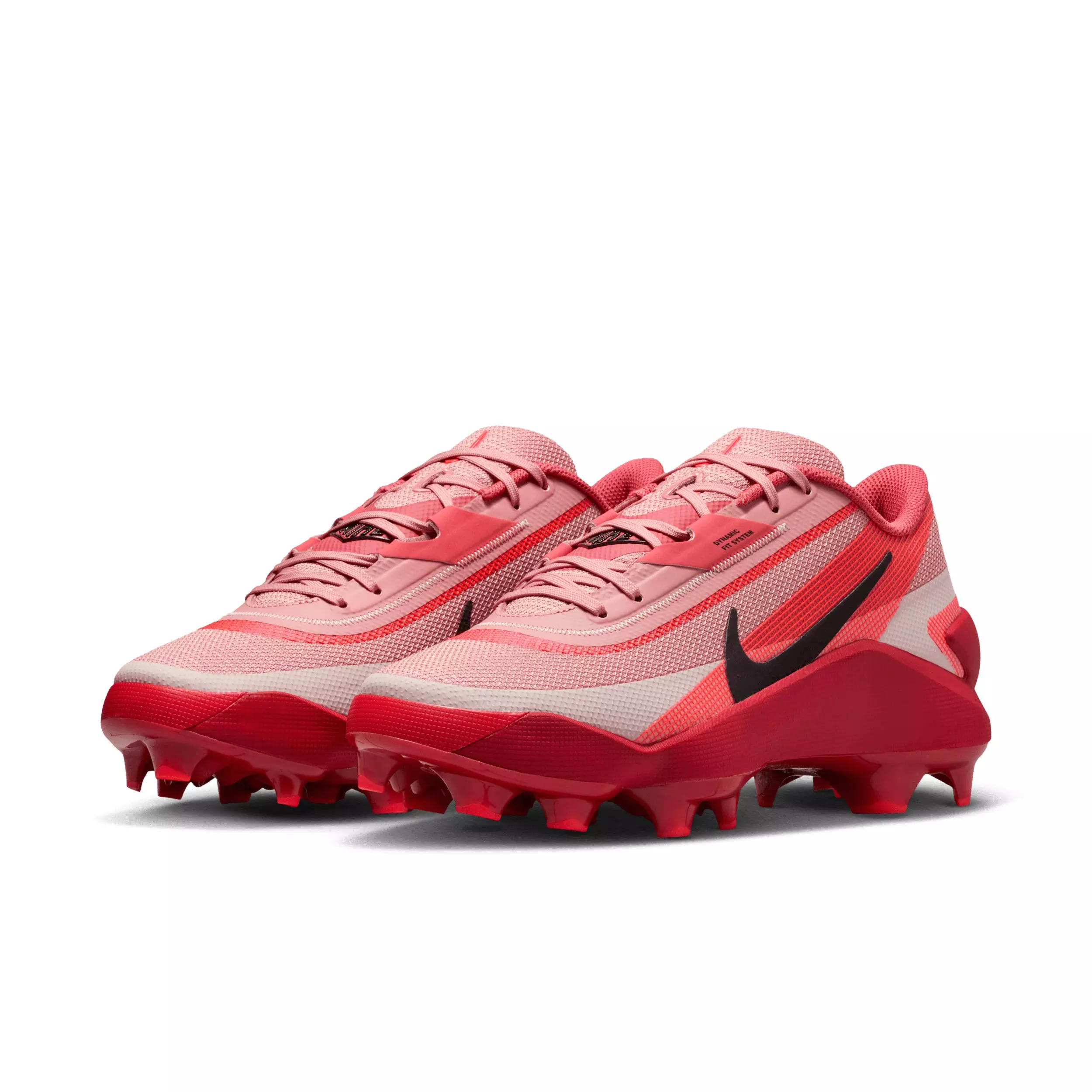 Nike Diamond Showcase MCS "Red Stardust/Bright Crimson/Silt Red/Black" Men's Baseball Cleat - RED/CRIMSON/RED/BLACK