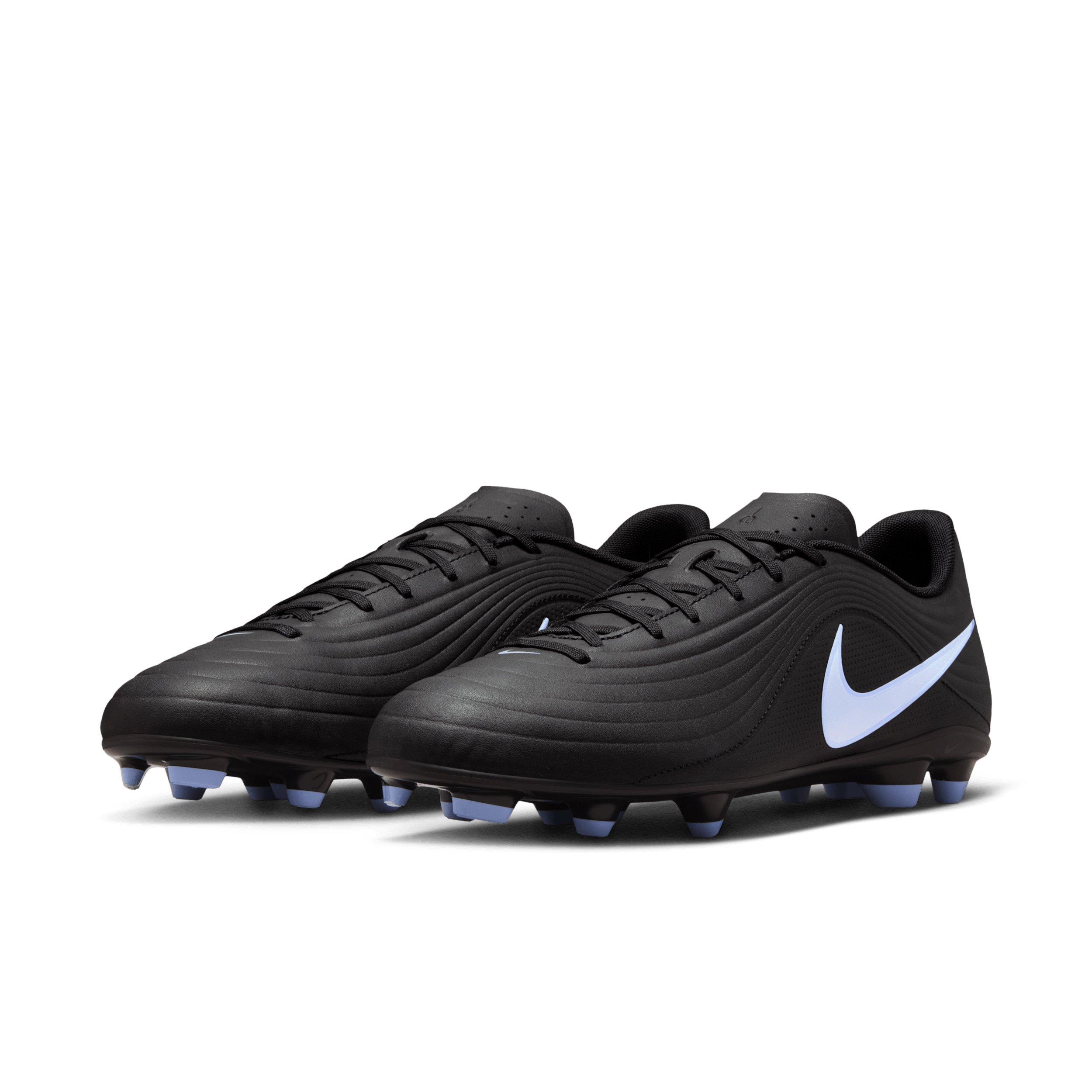Nike Tiempo Maestro Club MG "Black/Ice Blue" Men's Soccer Cleat - BLACK/BLUE Thumbnail View 3