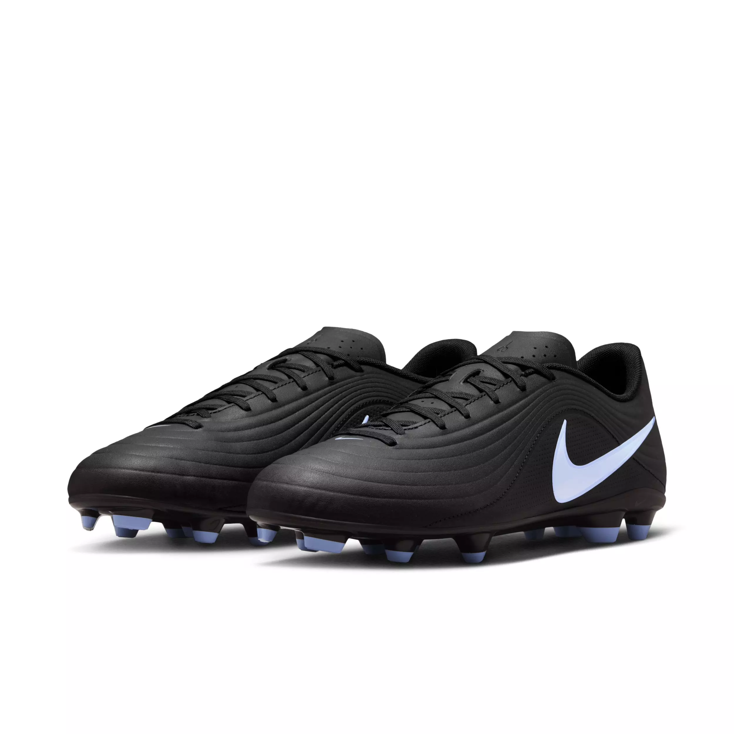 Nike Tiempo Maestro Club MG "Black/Ice Blue" Men's Soccer Cleat - BLACK/BLUE