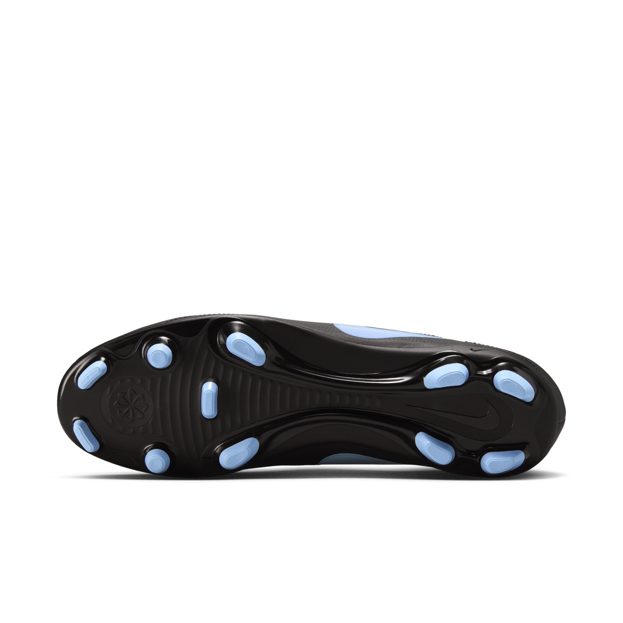 Nike Tiempo Maestro Club MG "Black/Ice Blue" Men's Soccer Cleat - BLACK/BLUE Thumbnail View 6