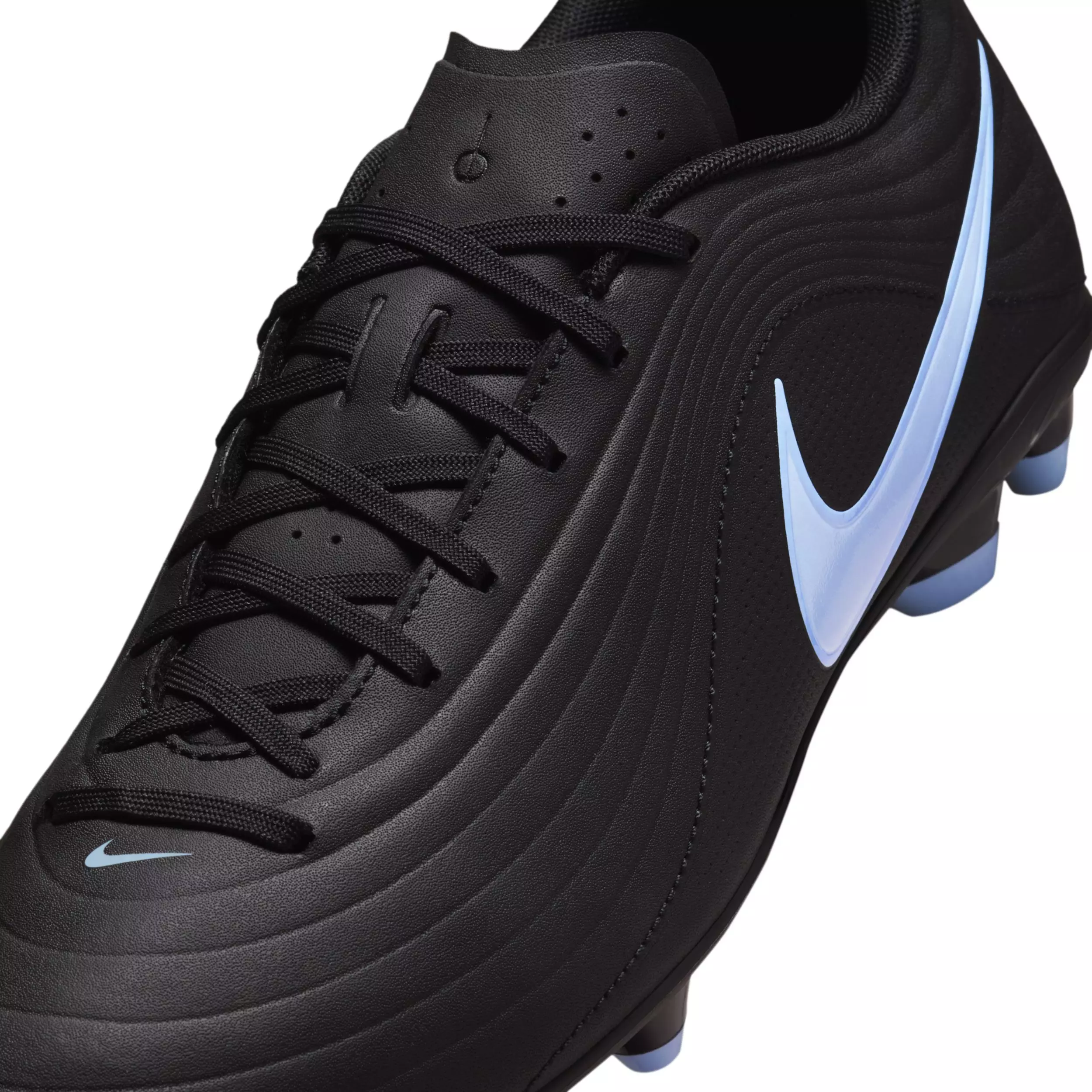 Nike Tiempo Maestro Club MG "Black/Ice Blue" Men's Soccer Cleat - BLACK/BLUE