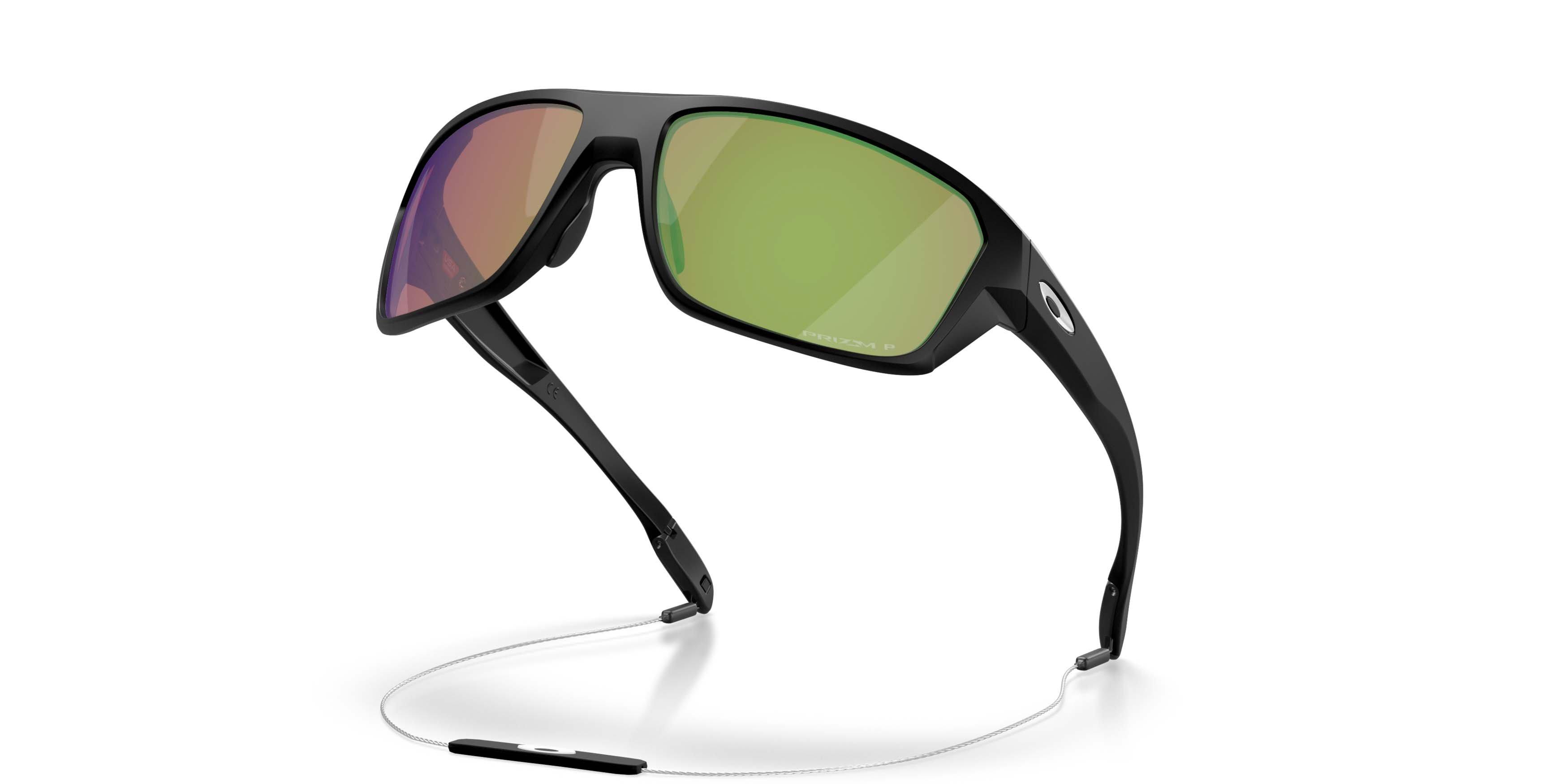 Oakley Split Shot Prizm Shallow Water Polarized Sunglasses - Matte Black - BLACK
