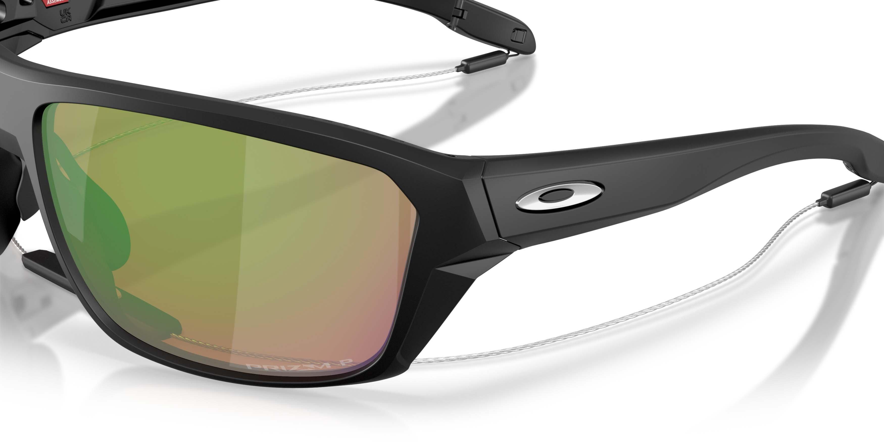 Oakley Split Shot Prizm Shallow Water Polarized Sunglasses - Matte Black - BLACK