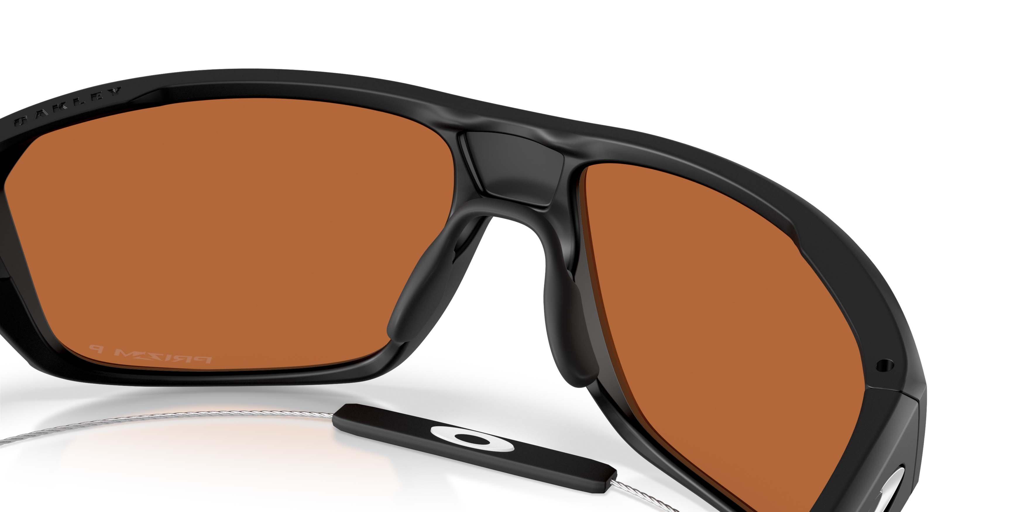 Oakley Split Shot Prizm Shallow Water Polarized Sunglasses - Matte Black - BLACK