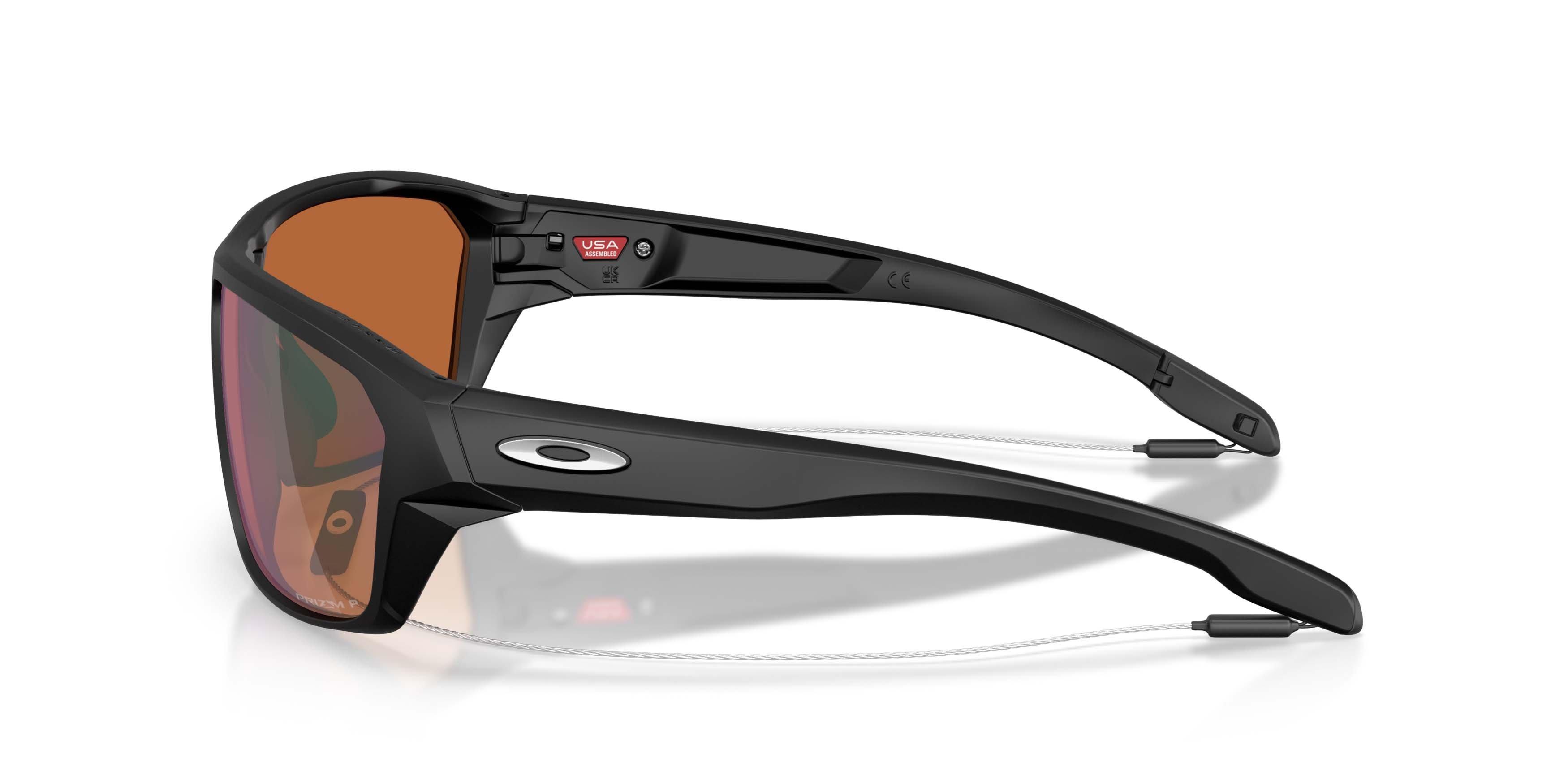 Oakley Split Shot Prizm Shallow Water Polarized Sunglasses - Matte Black - BLACK