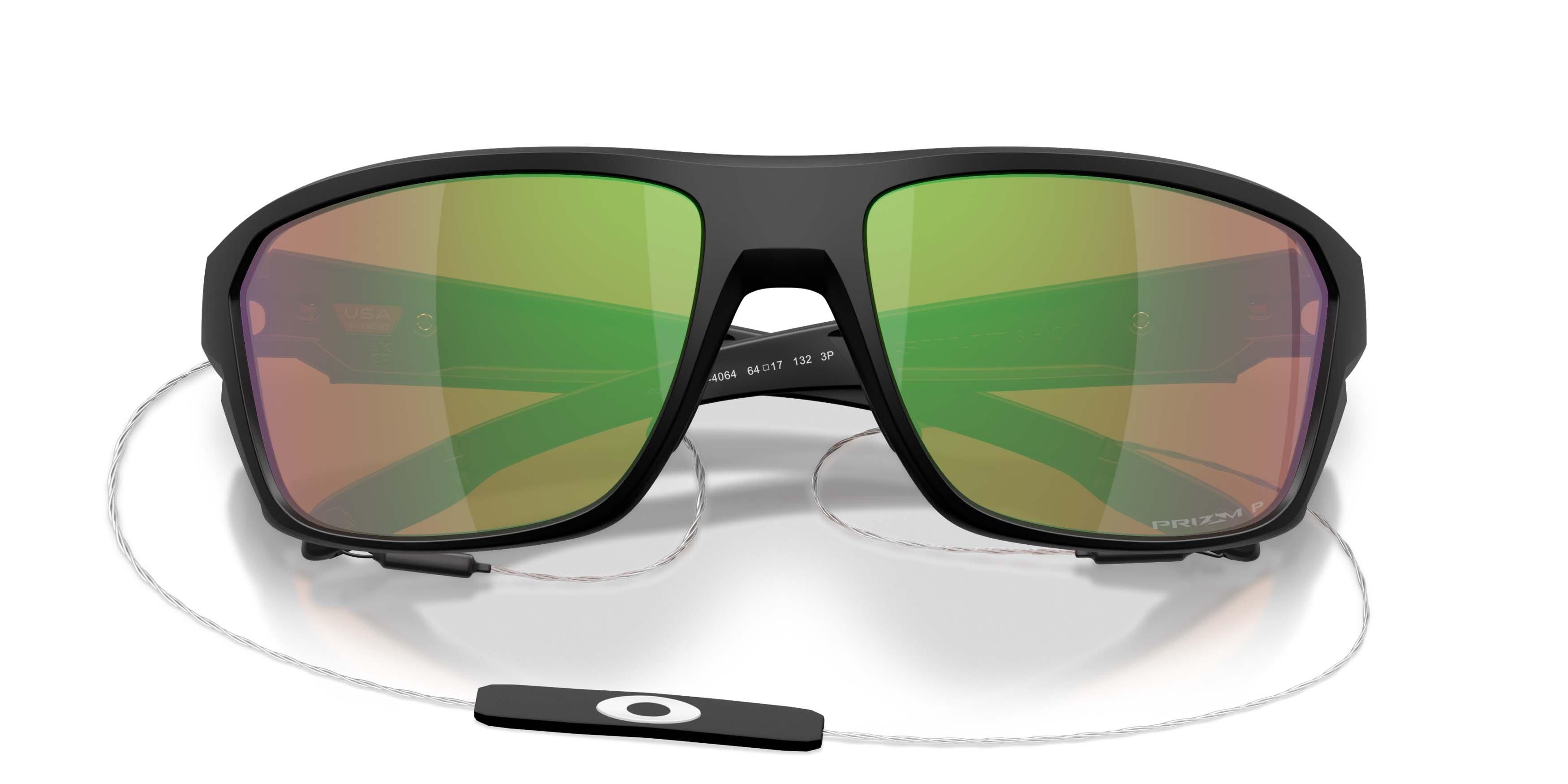 Oakley Split Shot Prizm Shallow Water Polarized Sunglasses - Matte Black - BLACK