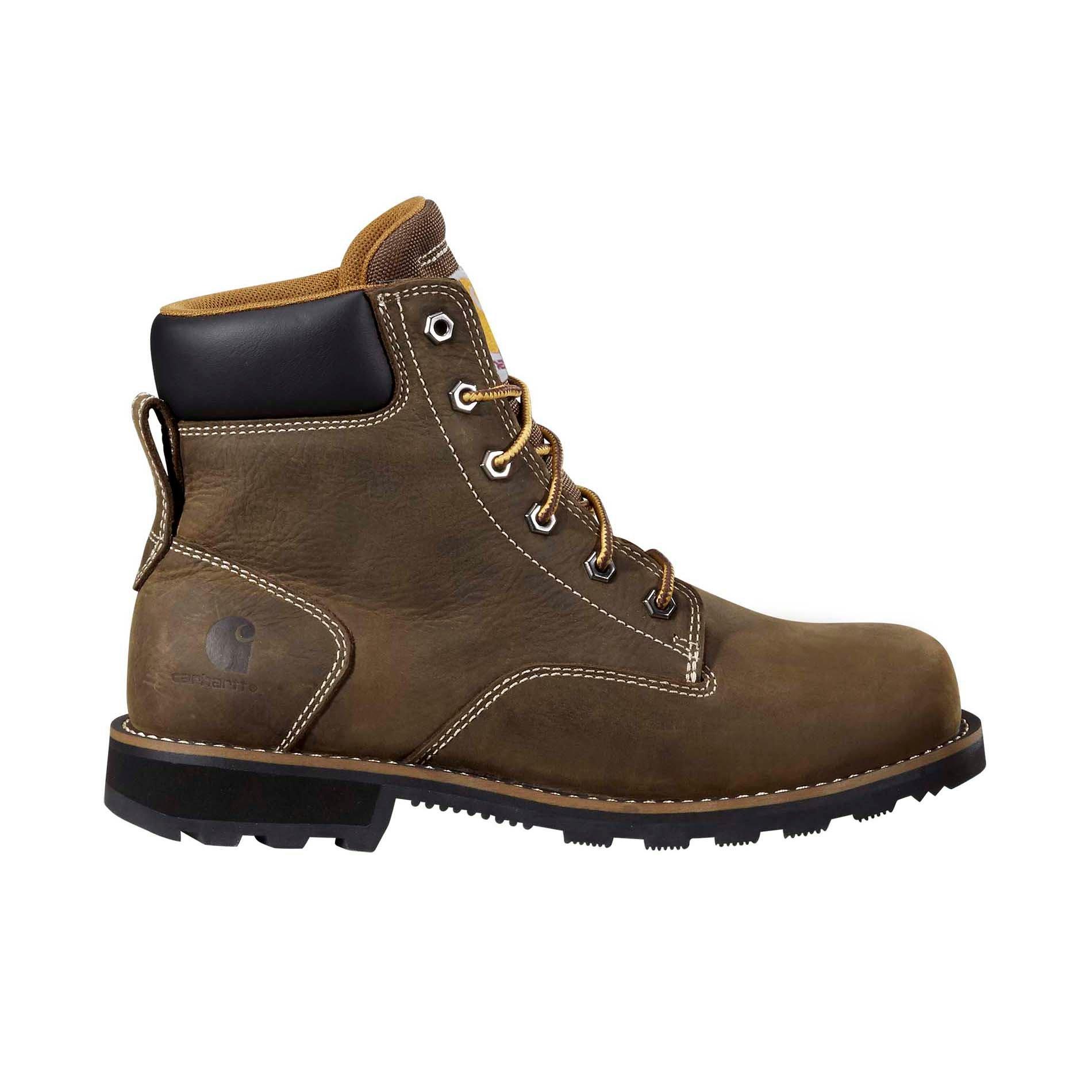 Carhartt Frontier 6" Water Resistant Boot Soft Toe "Mossy Brown" Women's Boot - BROWN Thumbnail View 1