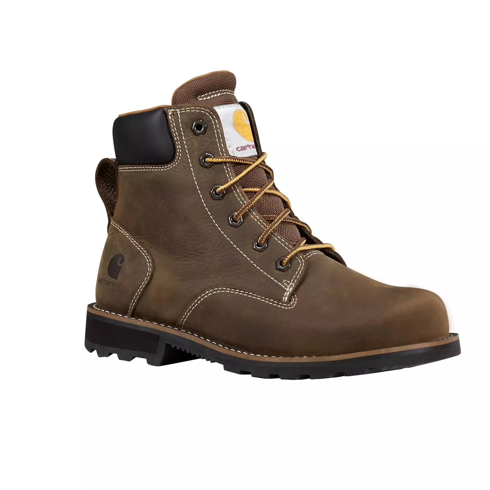 Carhartt Frontier 6" Water Resistant Boot Soft Toe "Mossy Brown" Women's Boot - BROWN