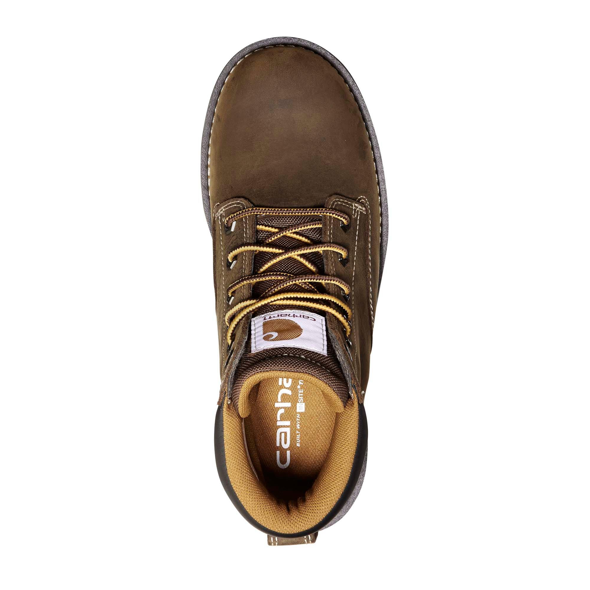 Carhartt Frontier 6" Water Resistant Boot Soft Toe "Mossy Brown" Women's Boot - BROWN Thumbnail View 5