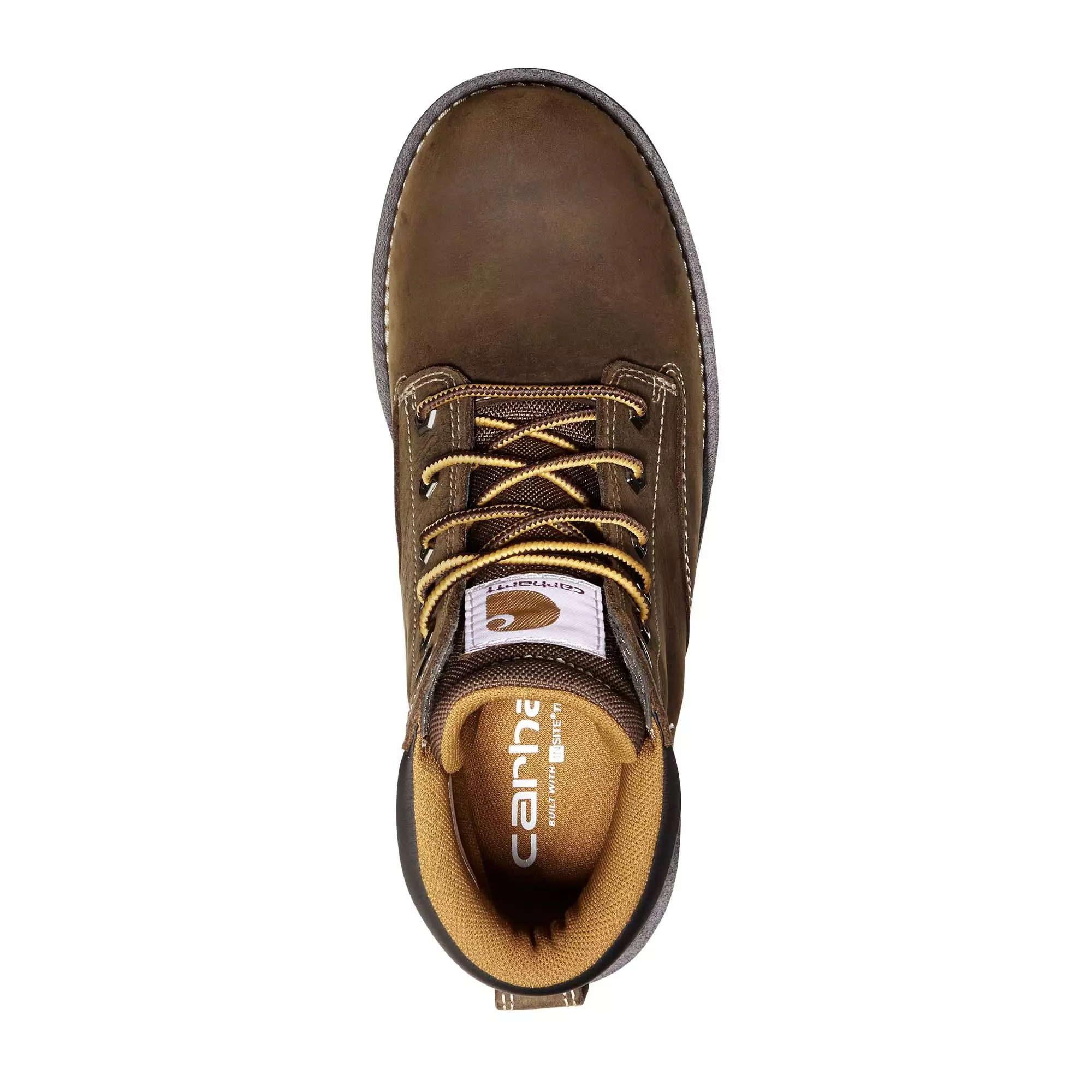 Carhartt Frontier 6" Water Resistant Boot Soft Toe "Mossy Brown" Women's Boot - BROWN