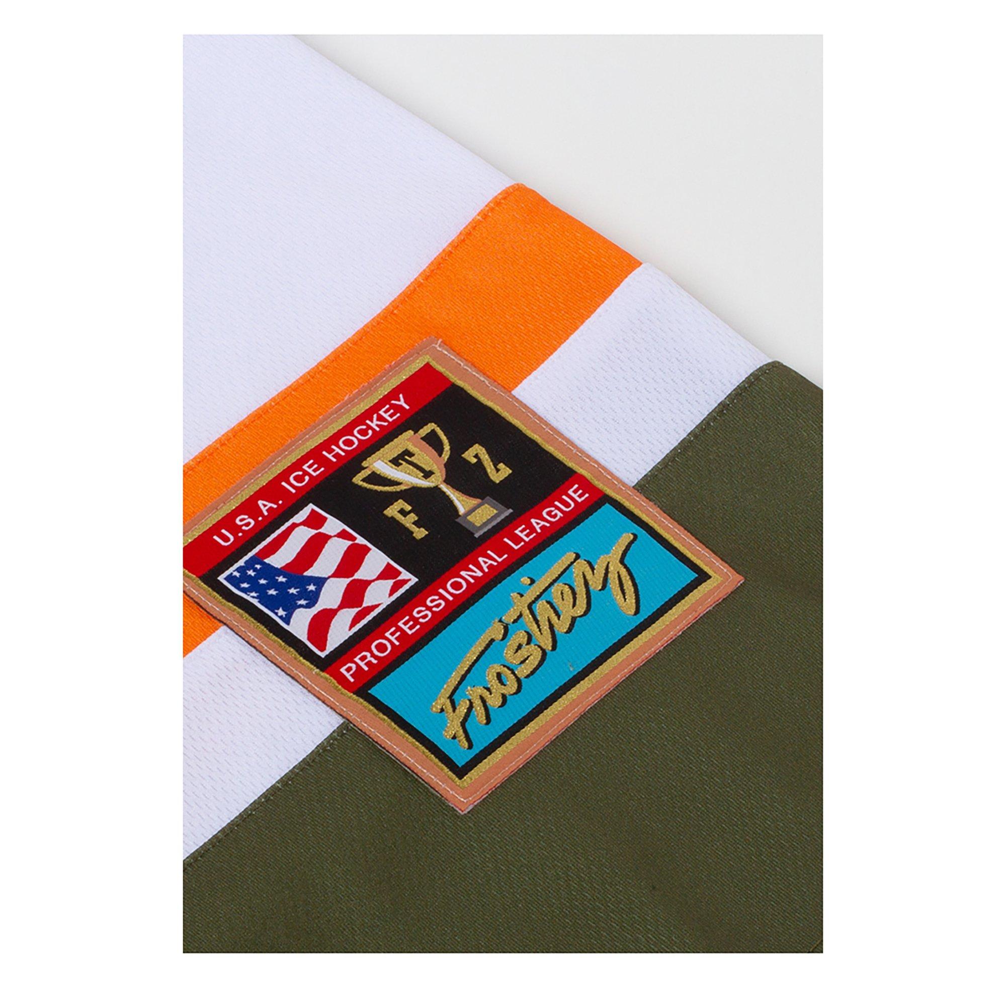 Frostiez Men's Spruce Hockey Jersey - White - WHITE Thumbnail View 4