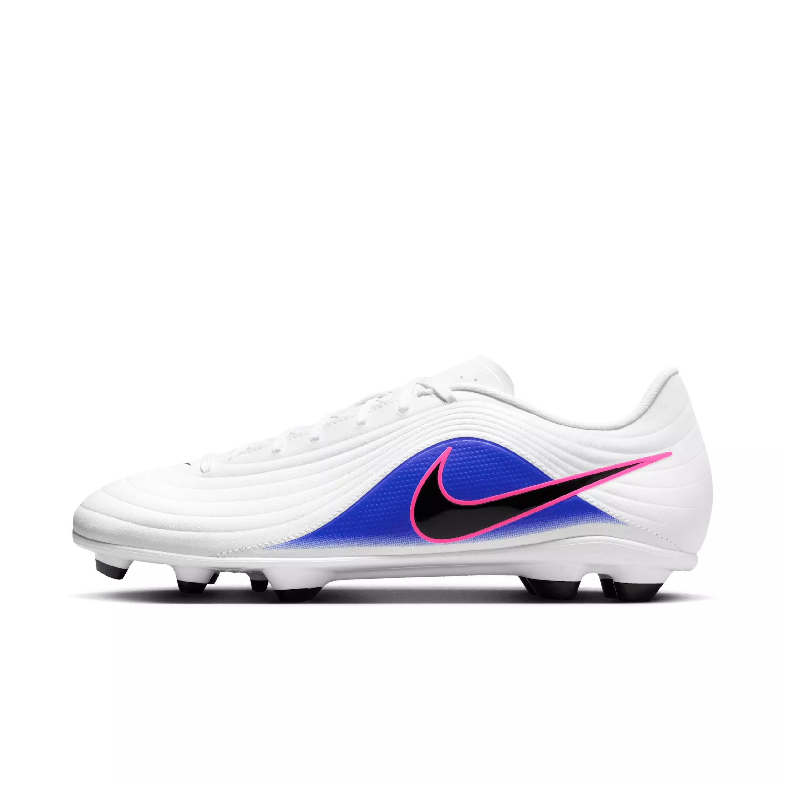Nike Tiempo Maestro Club MG "White/Racer Blue/Pink Blast/Black" Men's Soccer Cleat - WHITE/BLUE/PINK/BLACK