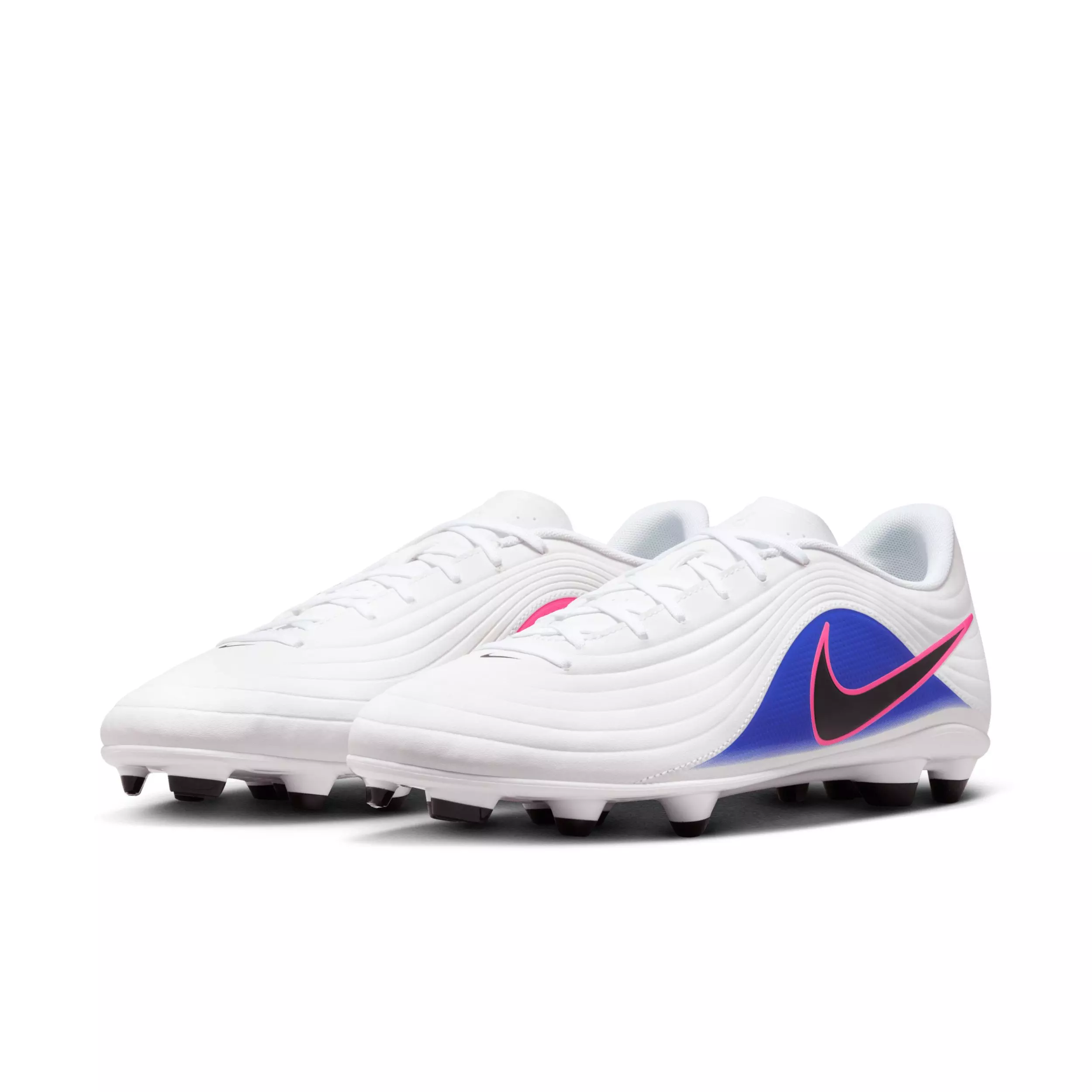 Nike Tiempo Maestro Club MG "White/Racer Blue/Pink Blast/Black" Men's Soccer Cleat - WHITE/BLUE/PINK/BLACK