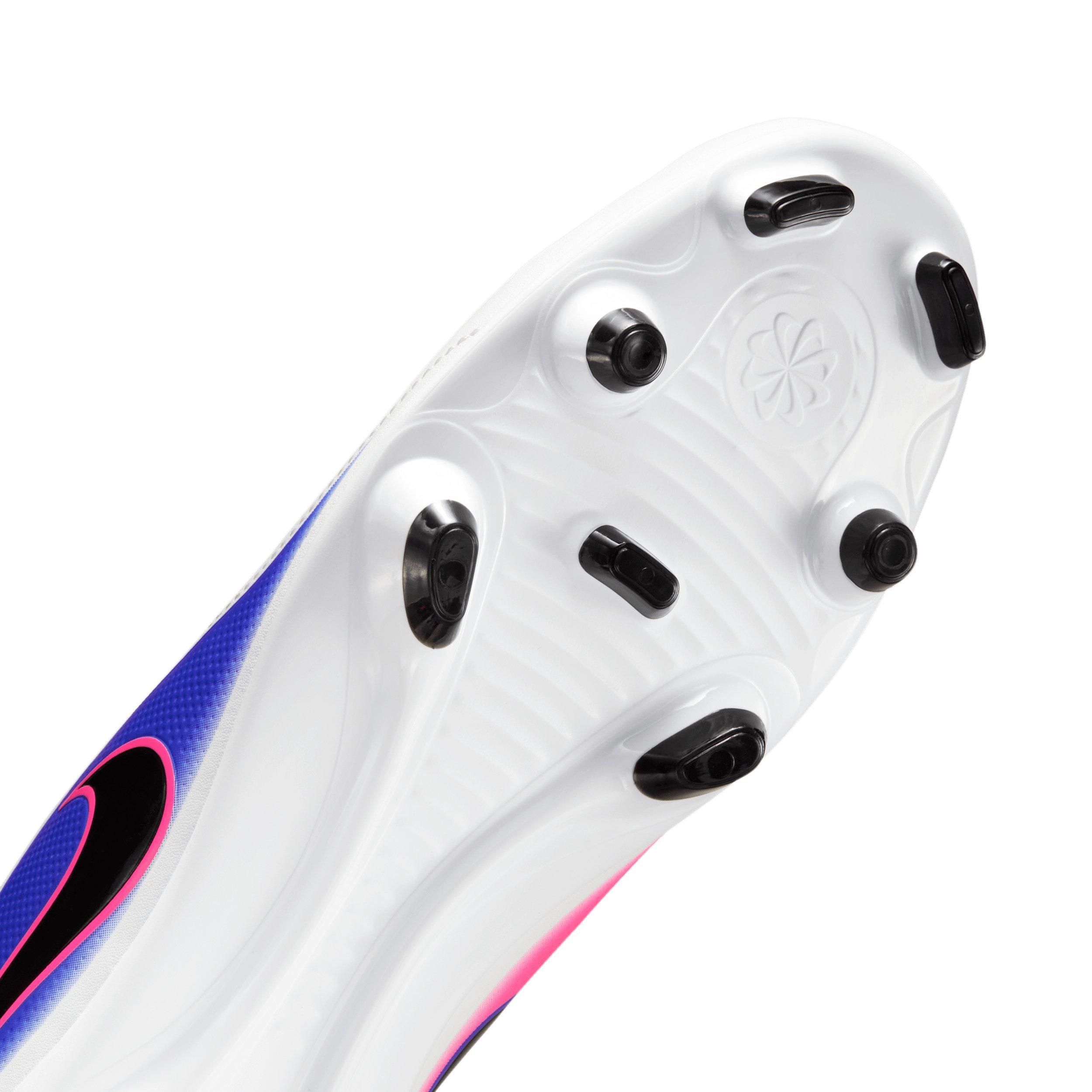 Nike Tiempo Maestro Club MG "White/Racer Blue/Pink Blast/Black" Men's Soccer Cleat - WHITE/BLUE/PINK/BLACK Thumbnail View 7