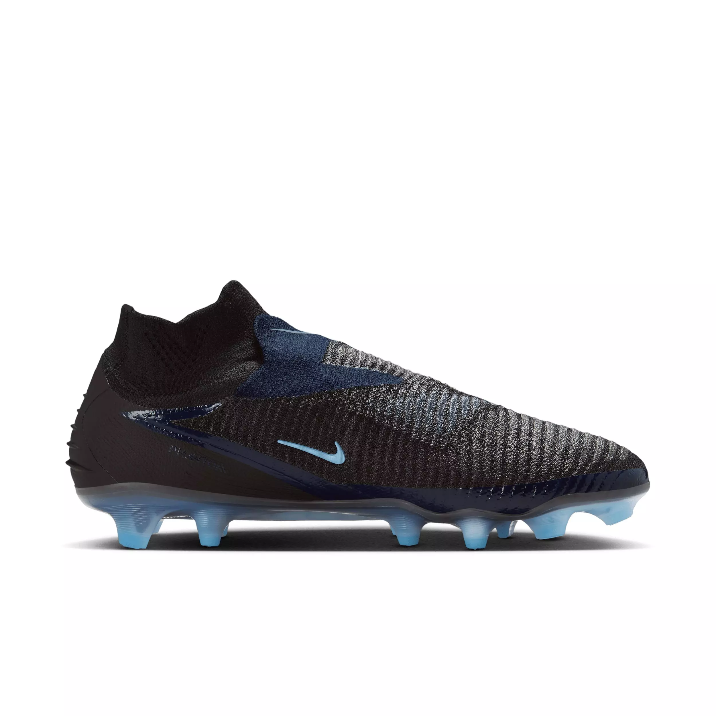 Nike Phantom 6 High Elite FG "Black/Black" Men's Soccer Cleat - BLACK/BLACK