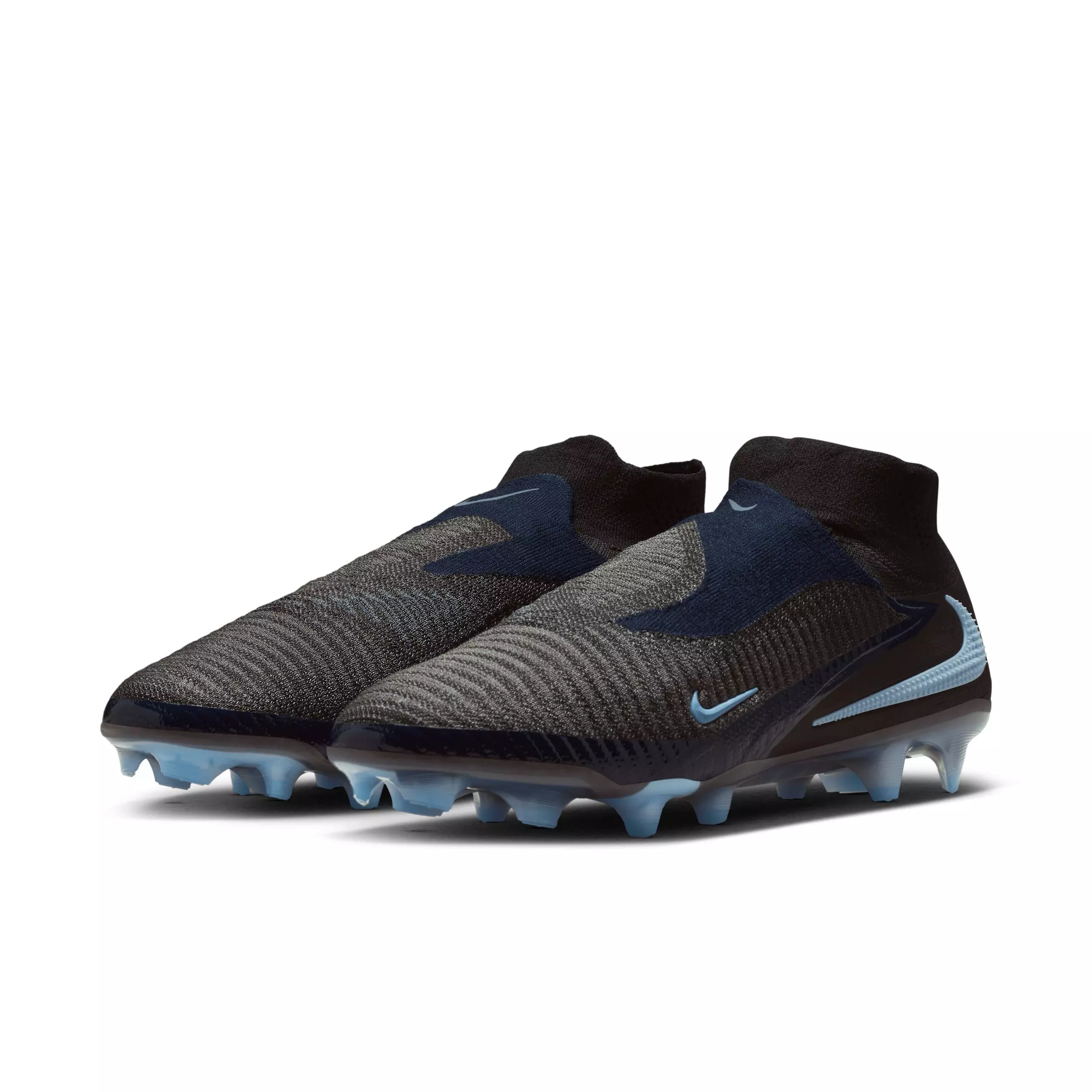 Nike Phantom 6 High Elite FG "Black/Black" Men's Soccer Cleat - BLACK/BLACK
