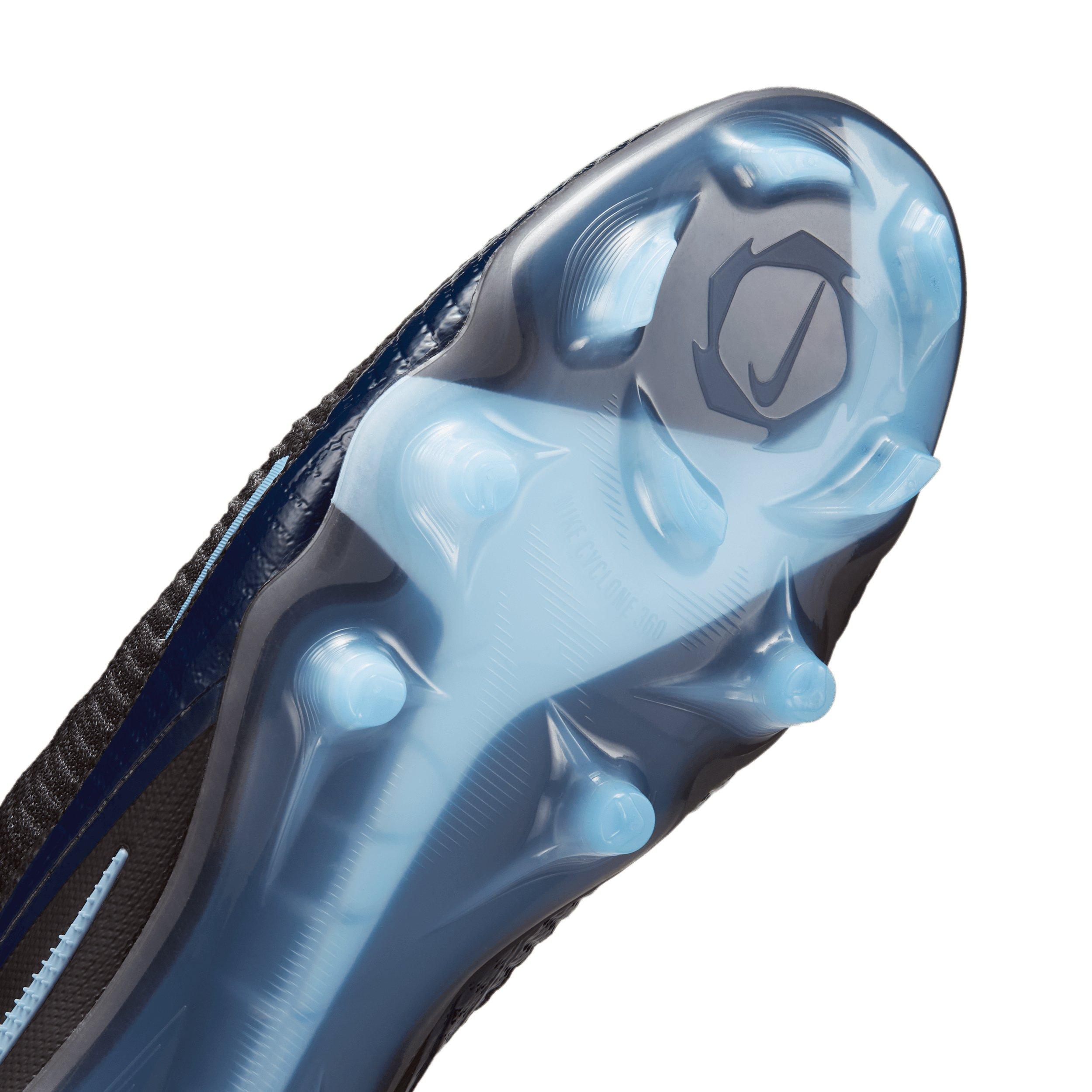 Nike Phantom 6 High Elite FG "Black/Black" Men's Soccer Cleat - BLACK/BLACK Thumbnail View 7