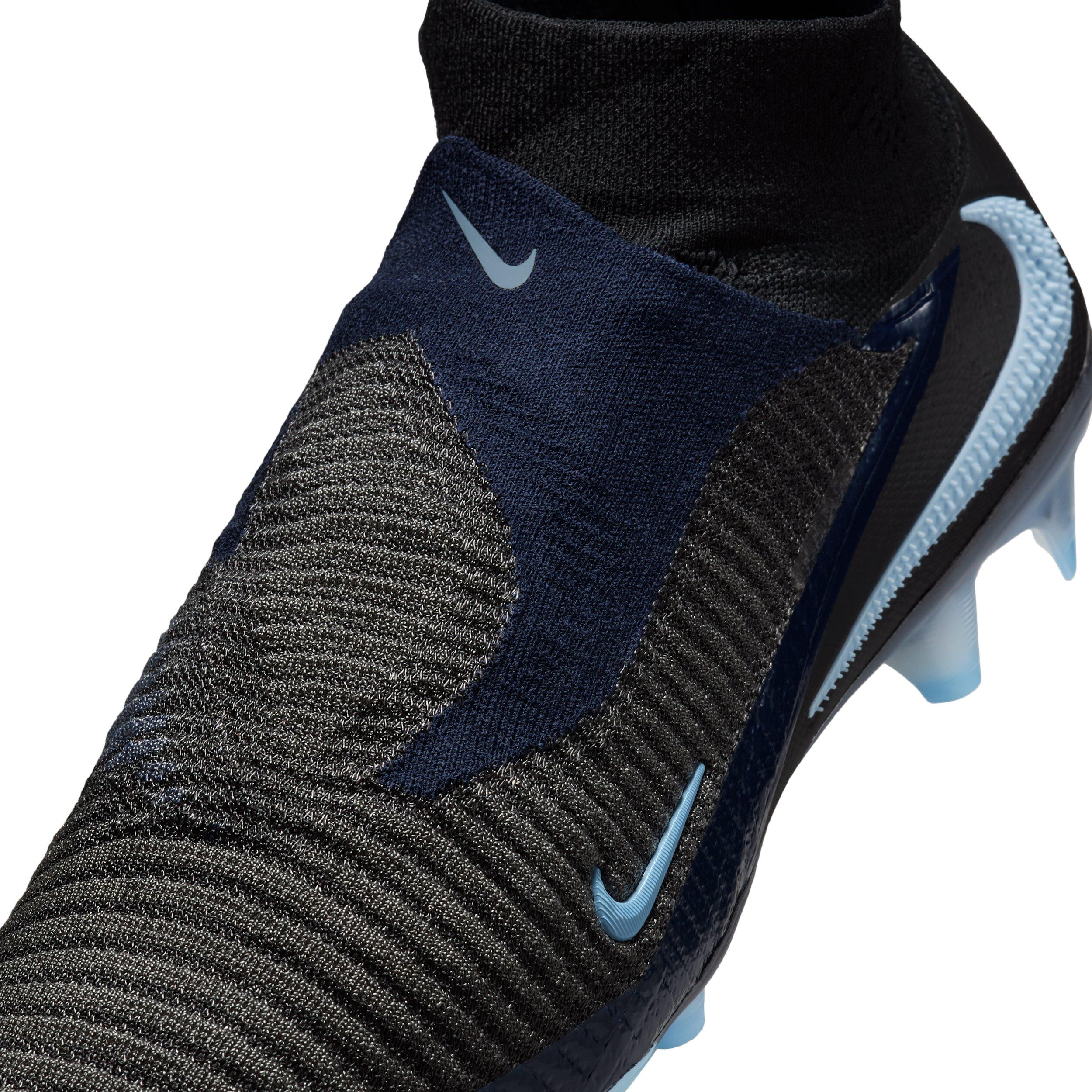 Nike Phantom 6 High Elite FG "Black/Black" Men's Soccer Cleat - BLACK/BLACK Thumbnail View 8