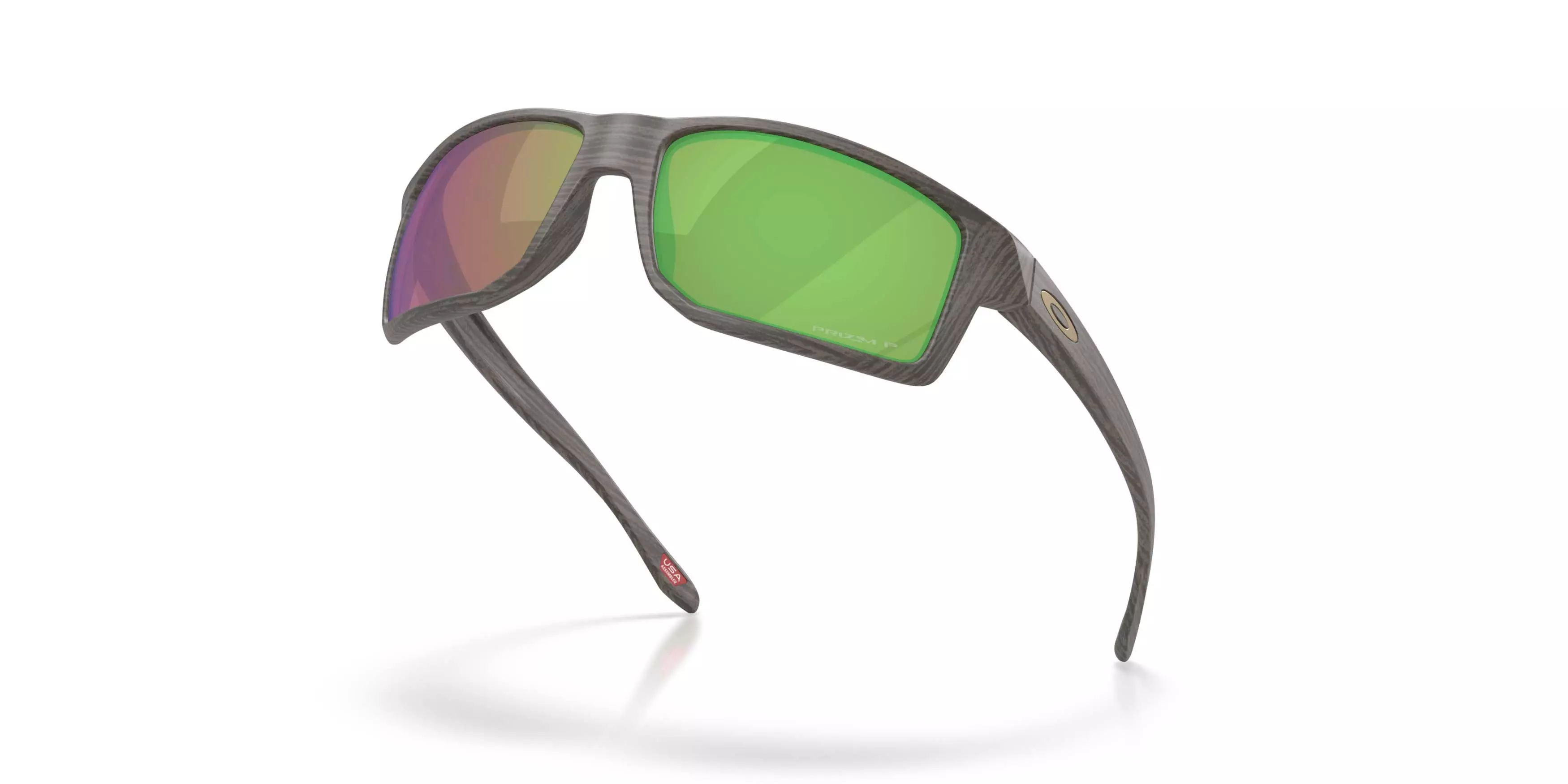 Oakley Gibston Prizm Shallow Water Polarized Sunglasses - Woodgrain - BROWN
