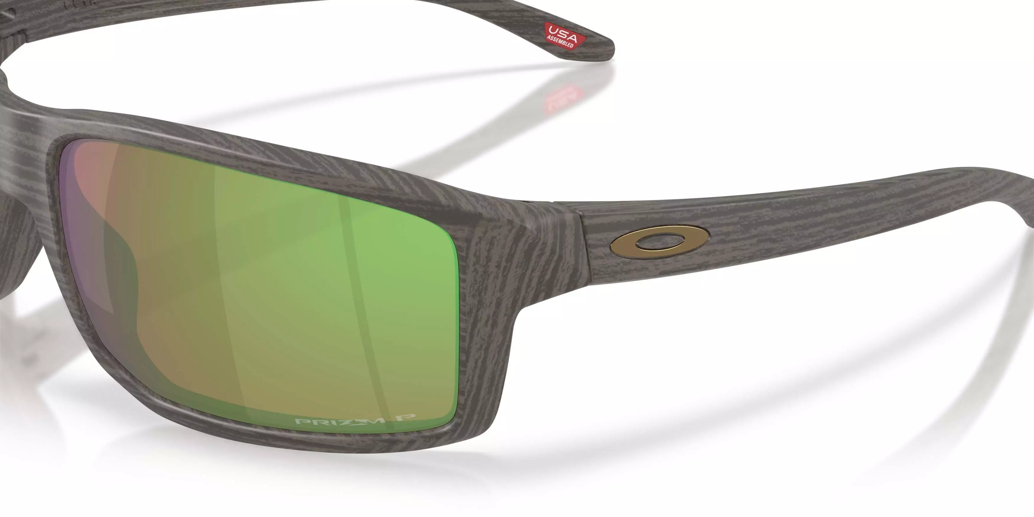 Oakley Gibston Prizm Shallow Water Polarized Sunglasses - Woodgrain - BROWN