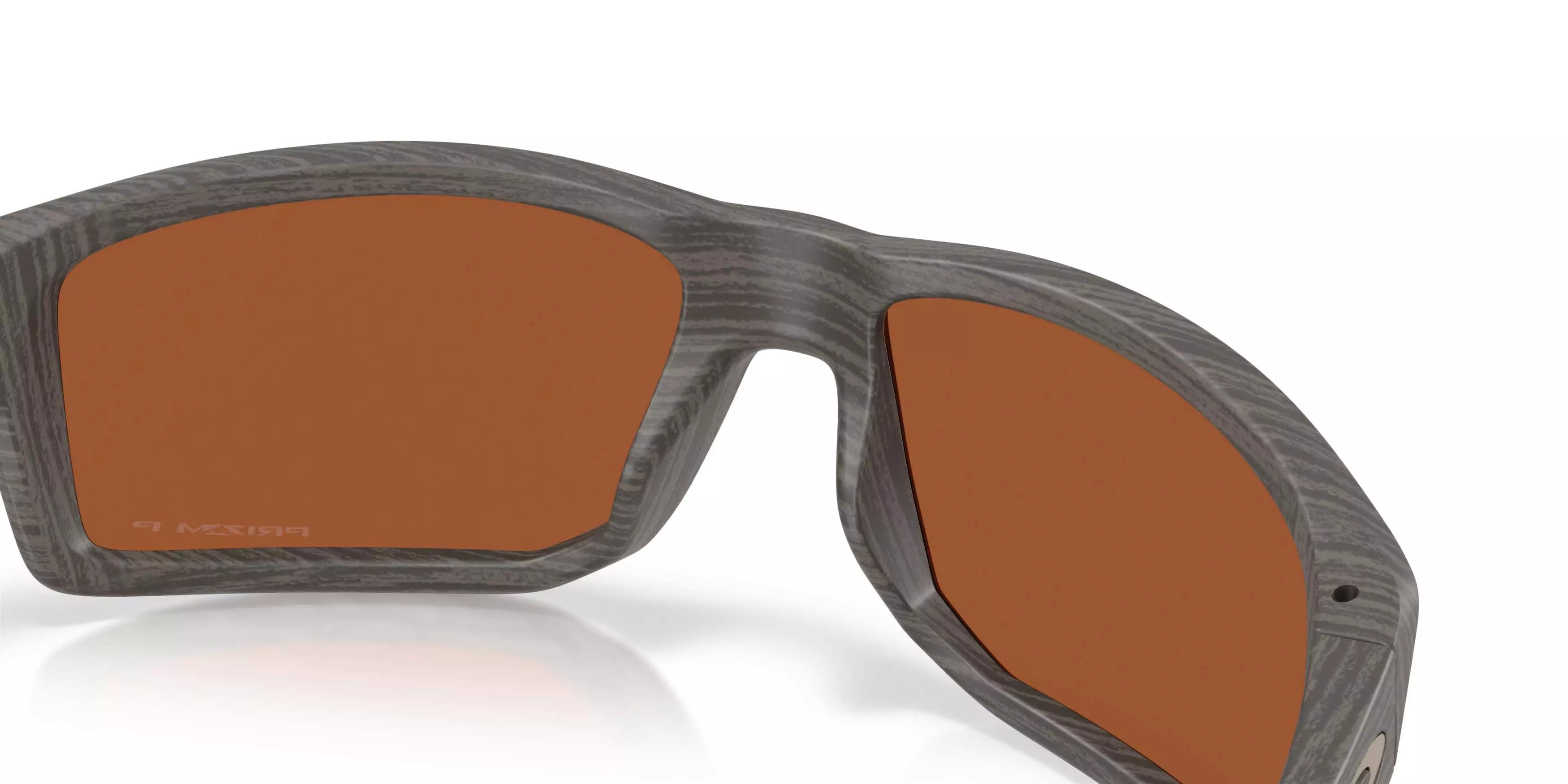 Oakley Gibston Prizm Shallow Water Polarized Sunglasses - Woodgrain - BROWN