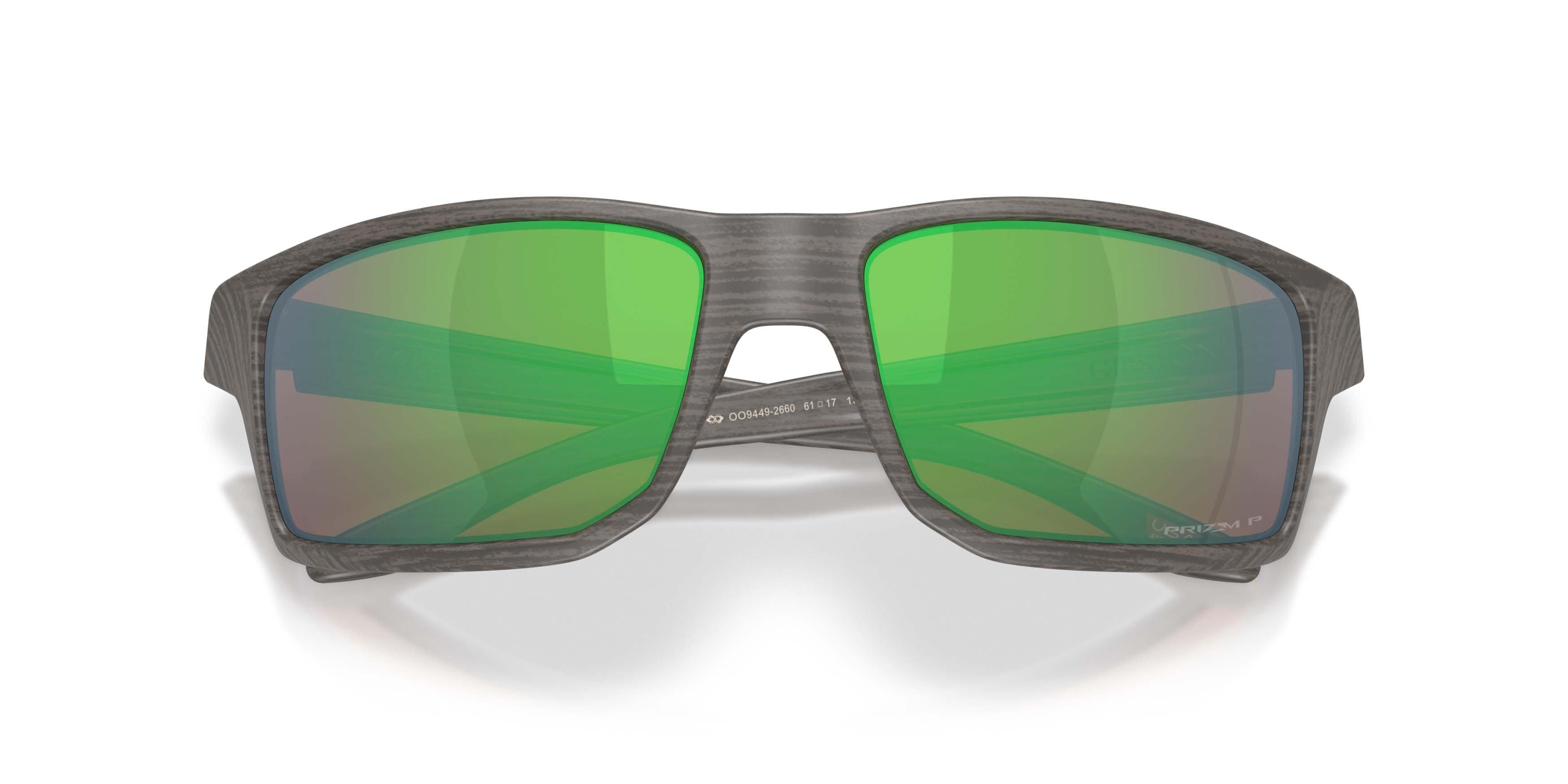 Oakley Gibston Prizm Shallow Water Polarized Sunglasses - Woodgrain - BROWN