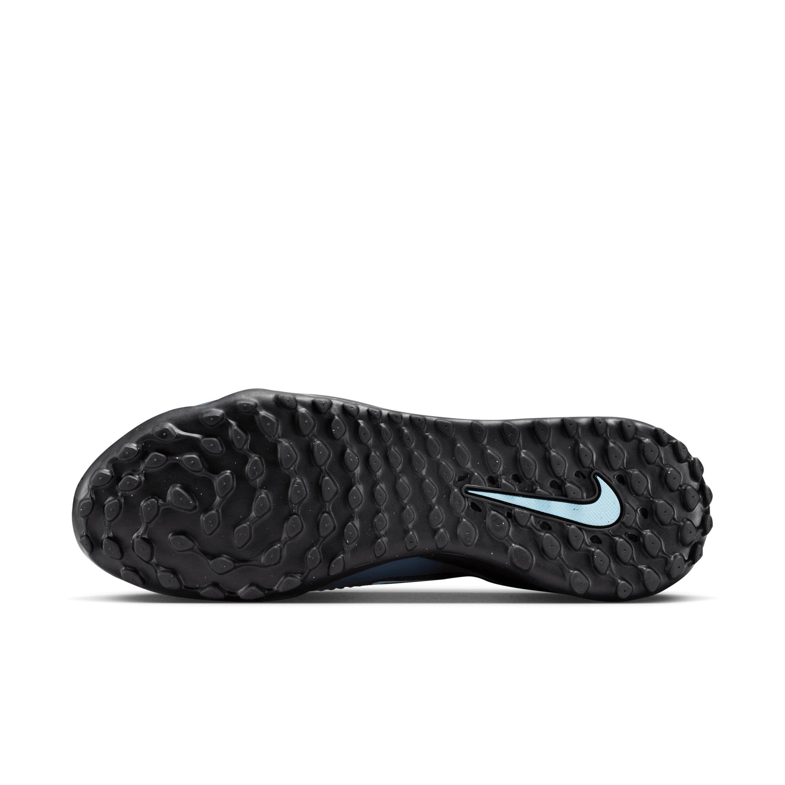 Nike Phantom 6 High Academy Turf "Black/Black" Men's Soccer Shoe - BLACK/BLACK Thumbnail View 6