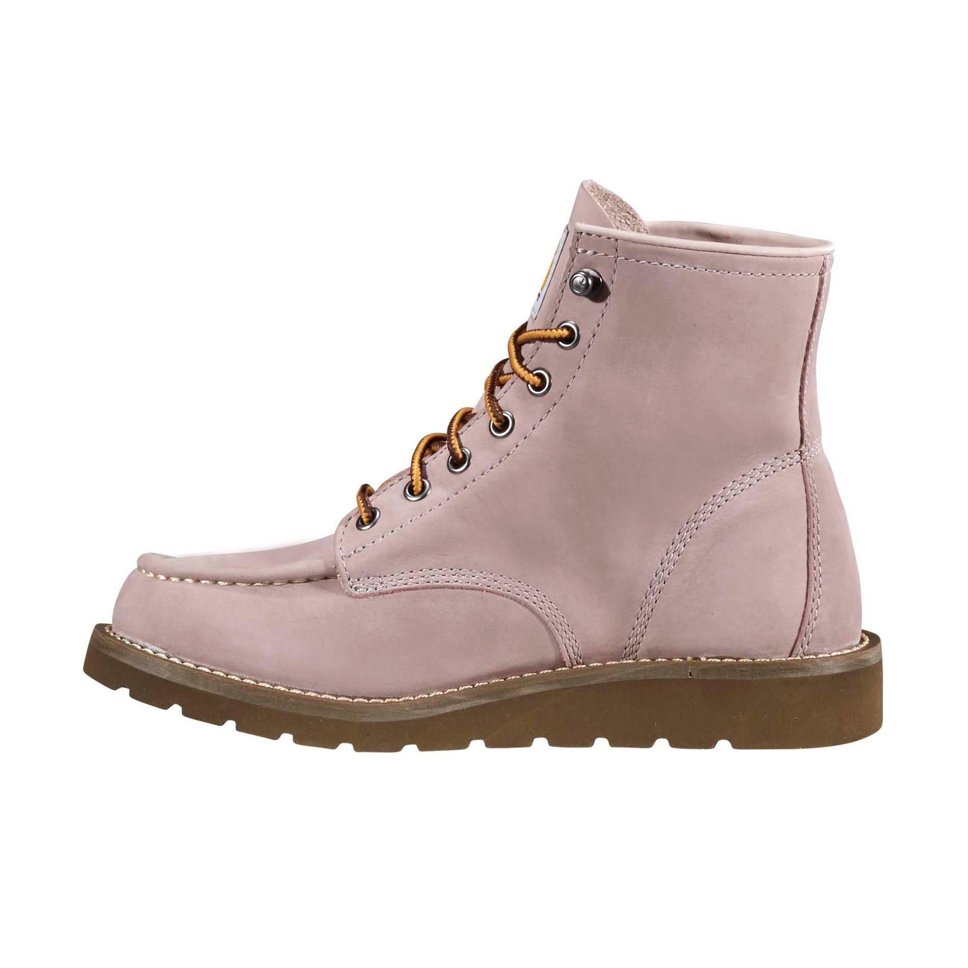 Carhartt 6" Moc Toe Wedge Boot Soft Toe "Light Purple" Women's Boot - LIGHT PURPLE Thumbnail View 2