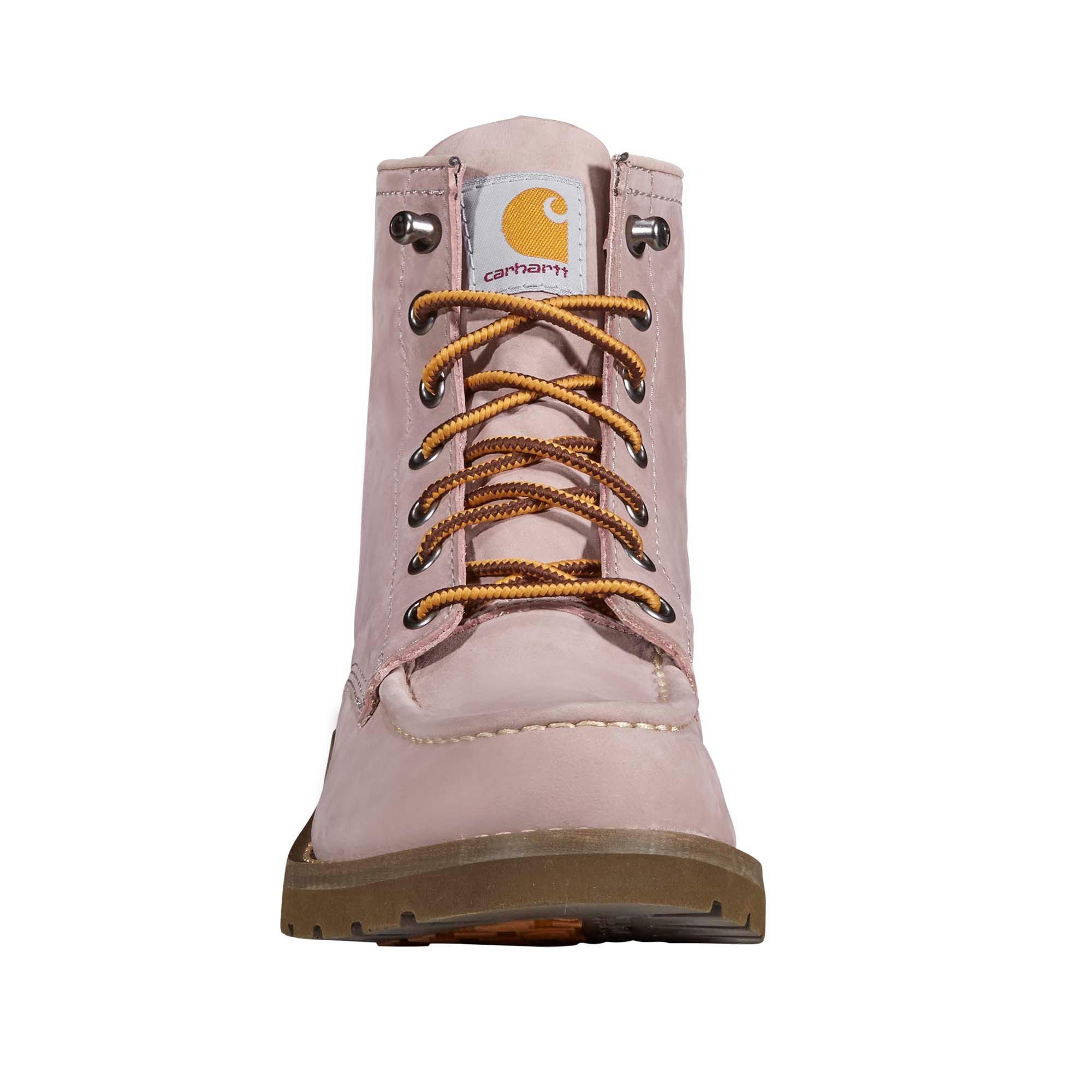 Carhartt 6" Moc Toe Wedge Boot Soft Toe "Light Purple" Women's Boot - LIGHT PURPLE Thumbnail View 7