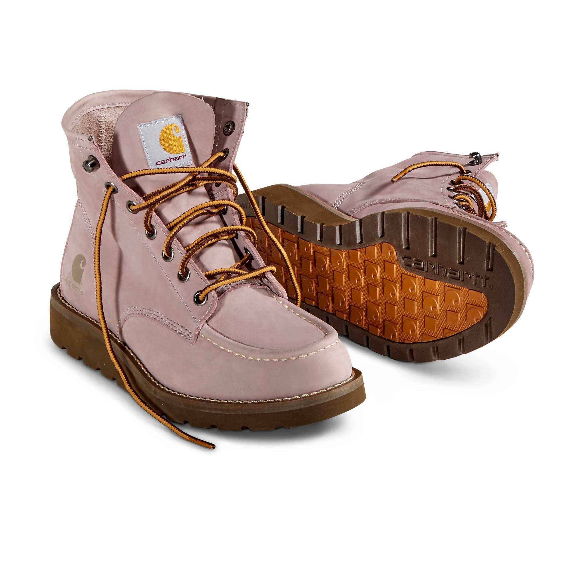 Carhartt 6" Moc Toe Wedge Boot Soft Toe "Light Purple" Women's Boot - LIGHT PURPLE Thumbnail View 9