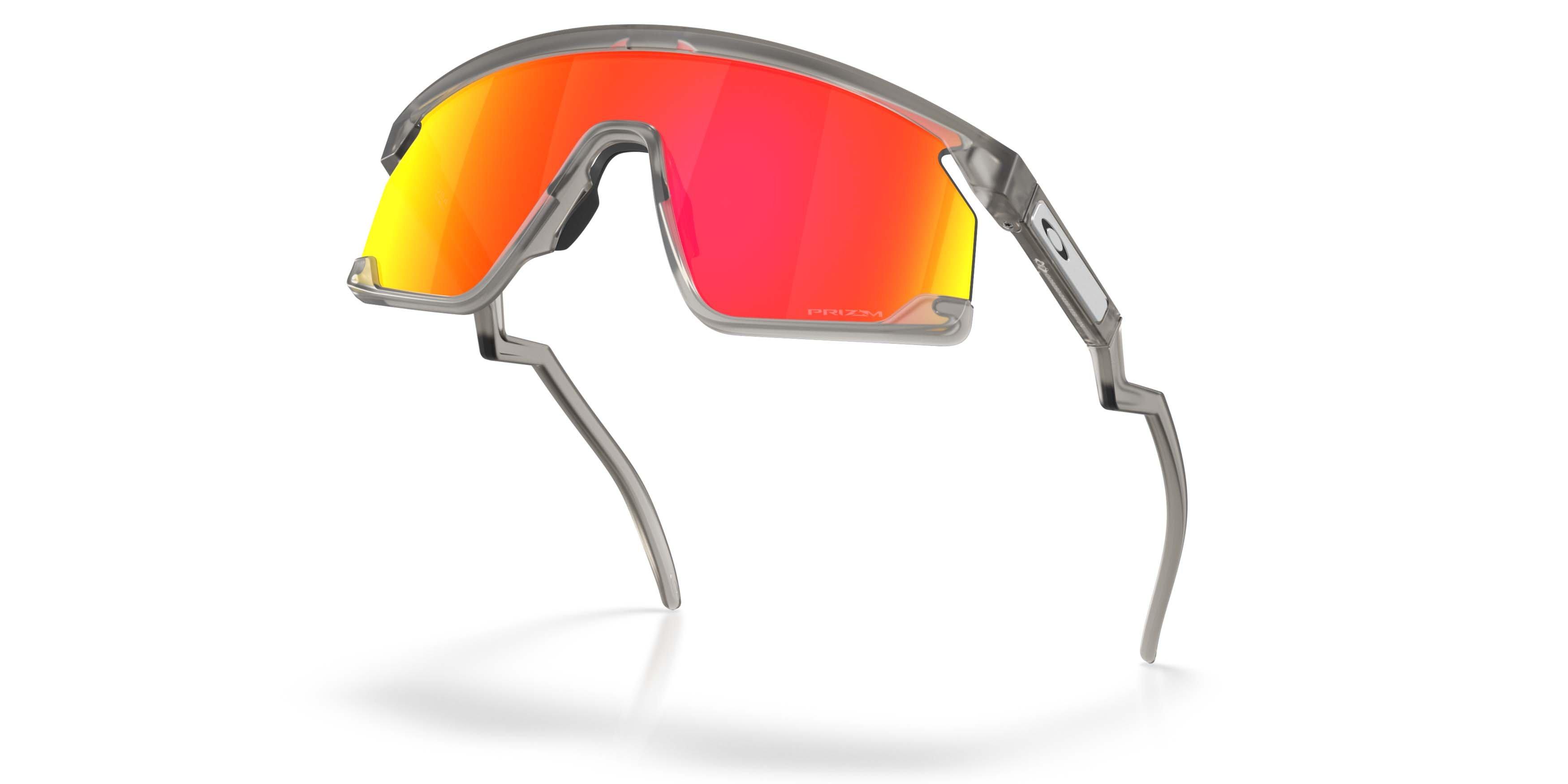 Oakley BXTR Prizm Ruby Sunglasses - Matte Grey Ink - GREY/RED