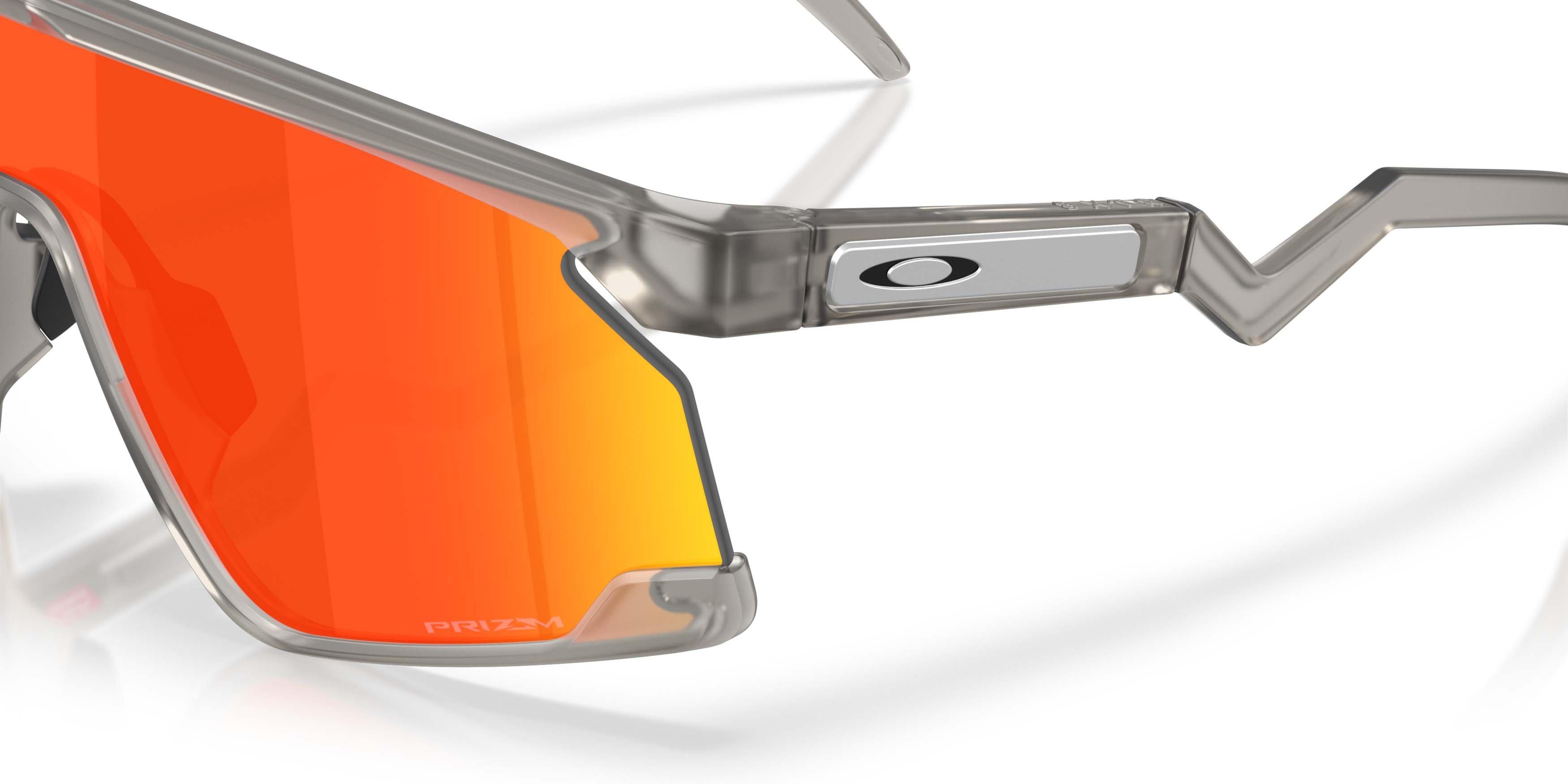 Oakley BXTR Prizm Ruby Sunglasses - Matte Grey Ink - GREY/RED