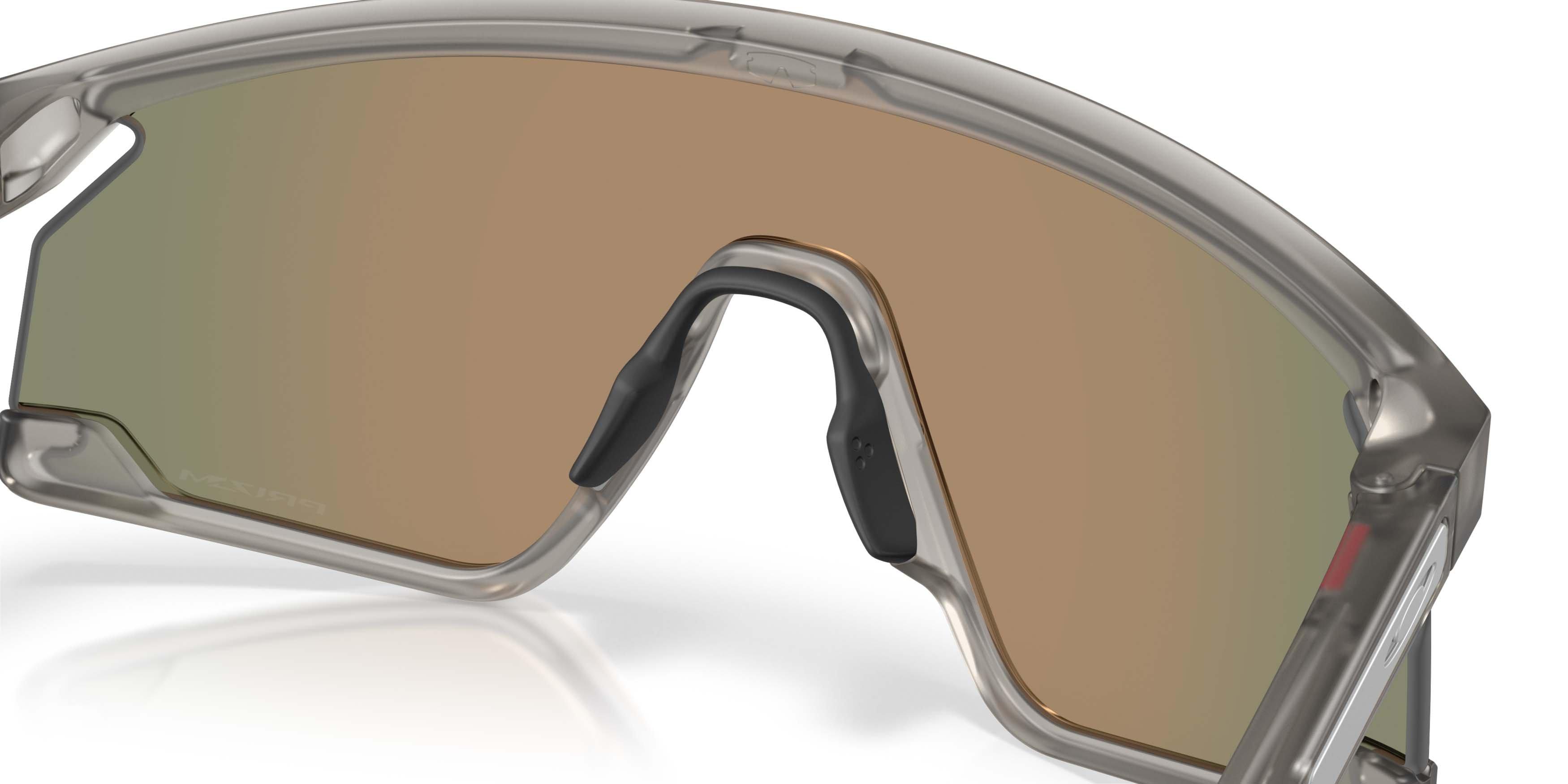 Oakley BXTR Prizm Ruby Sunglasses - Matte Grey Ink - GREY/RED