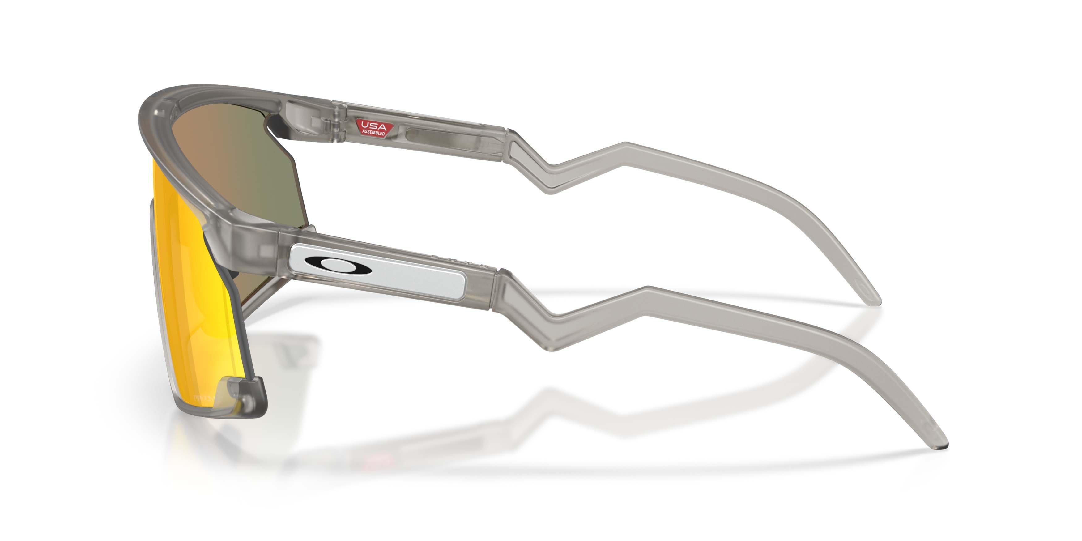 Oakley BXTR Prizm Ruby Sunglasses - Matte Grey Ink - GREY/RED