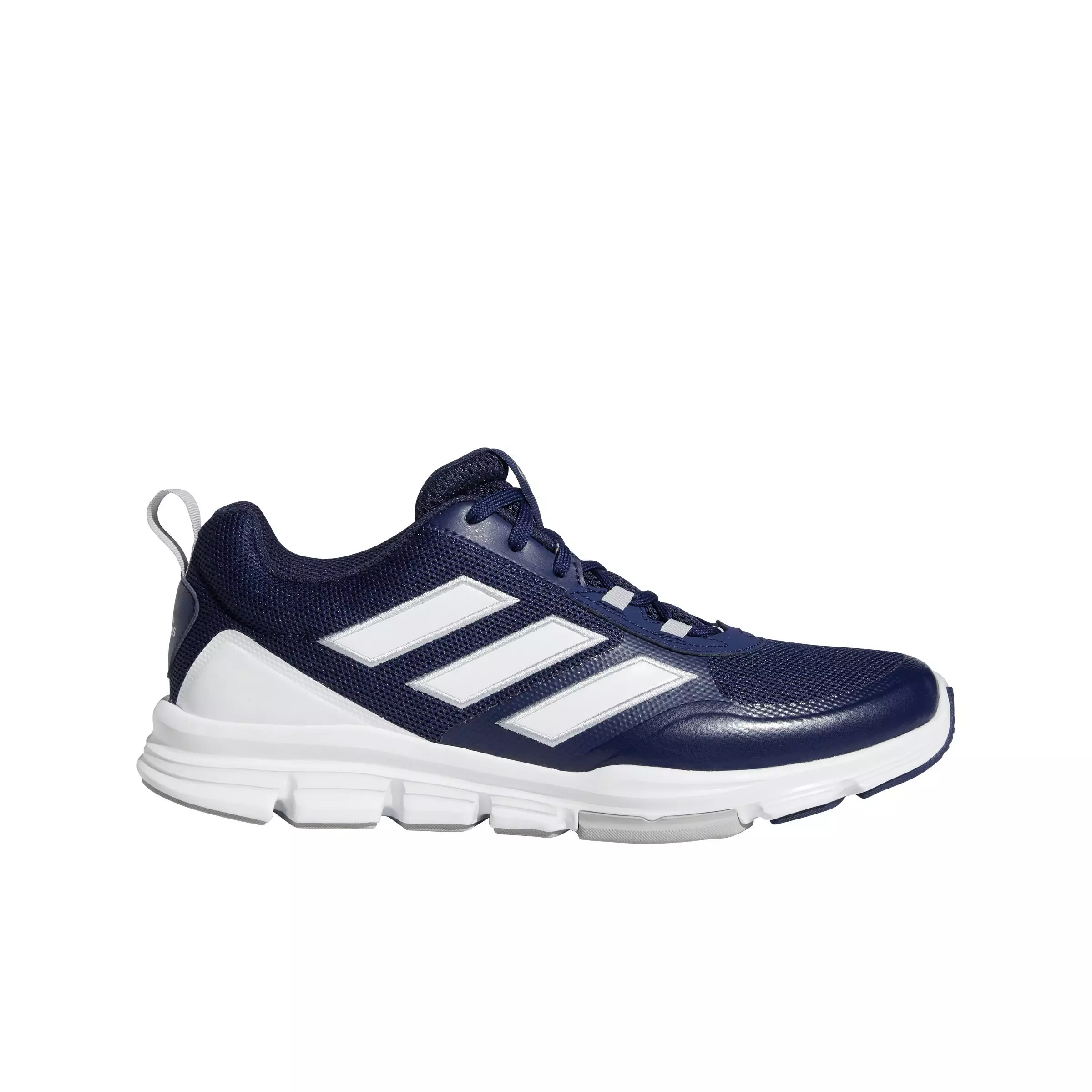 adidas Speed Trainer 5 "Team Navy Blue/Ftwr White/Silver Metallic" Men's Baseball Shoe - NAVY/WHITE/SILVER