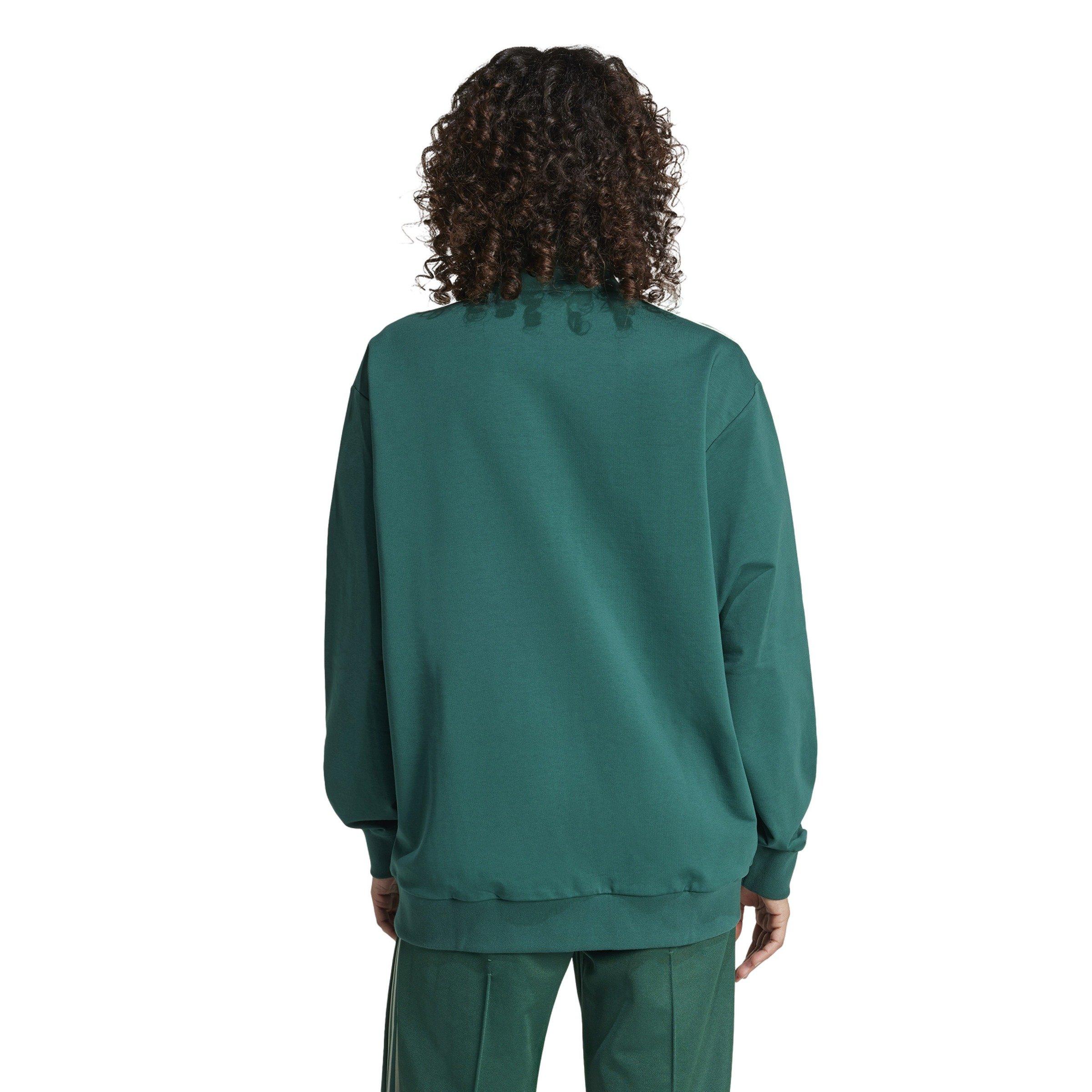 adidas Originals Women's Adilenium Colorblock Track Top -Green - GREEN Thumbnail View 2