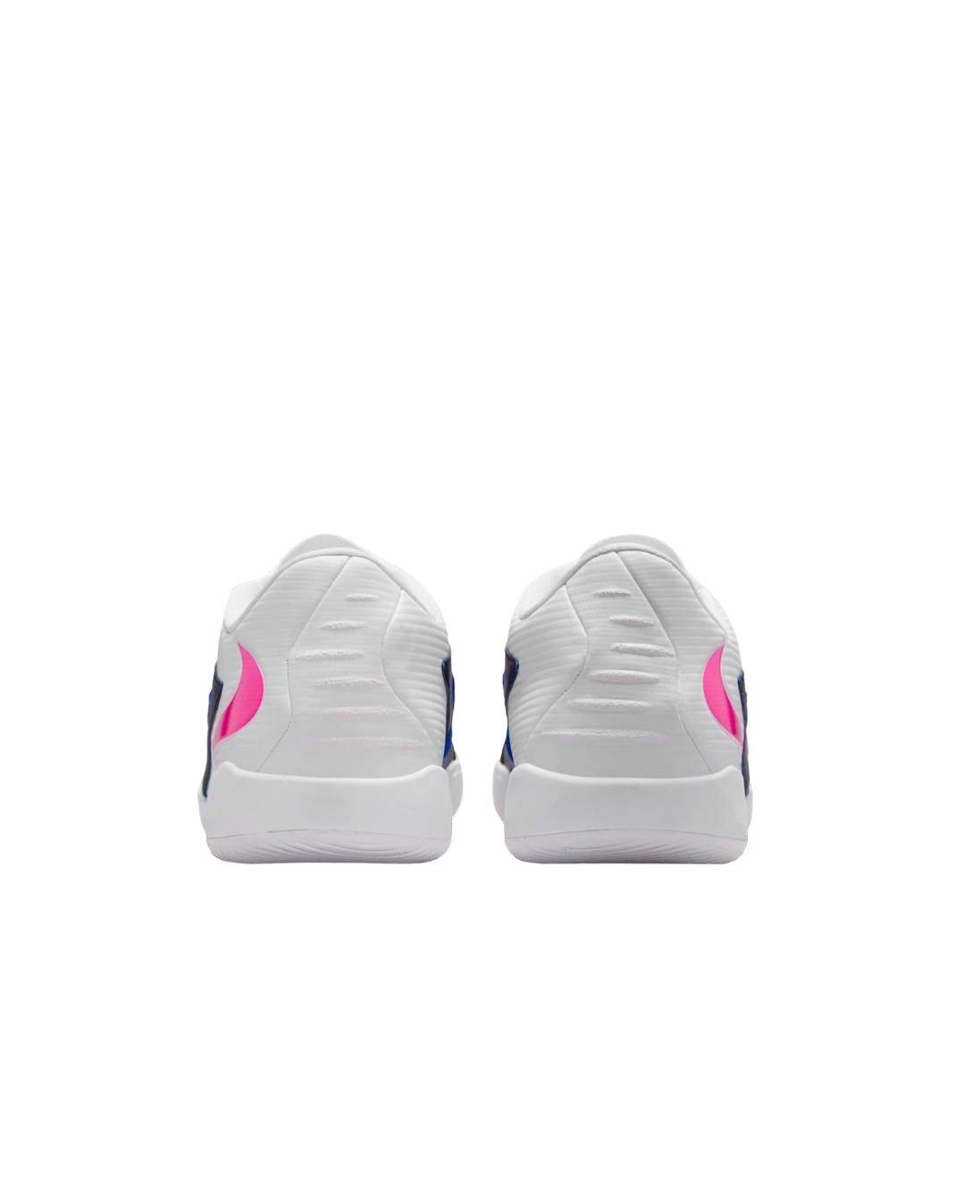 Nike Phantom 6 Low Academy IC "Racer Blue/White/Pink Blast" Men's Soccer Shoe - BLUE/WHITE/PINK Thumbnail View 5