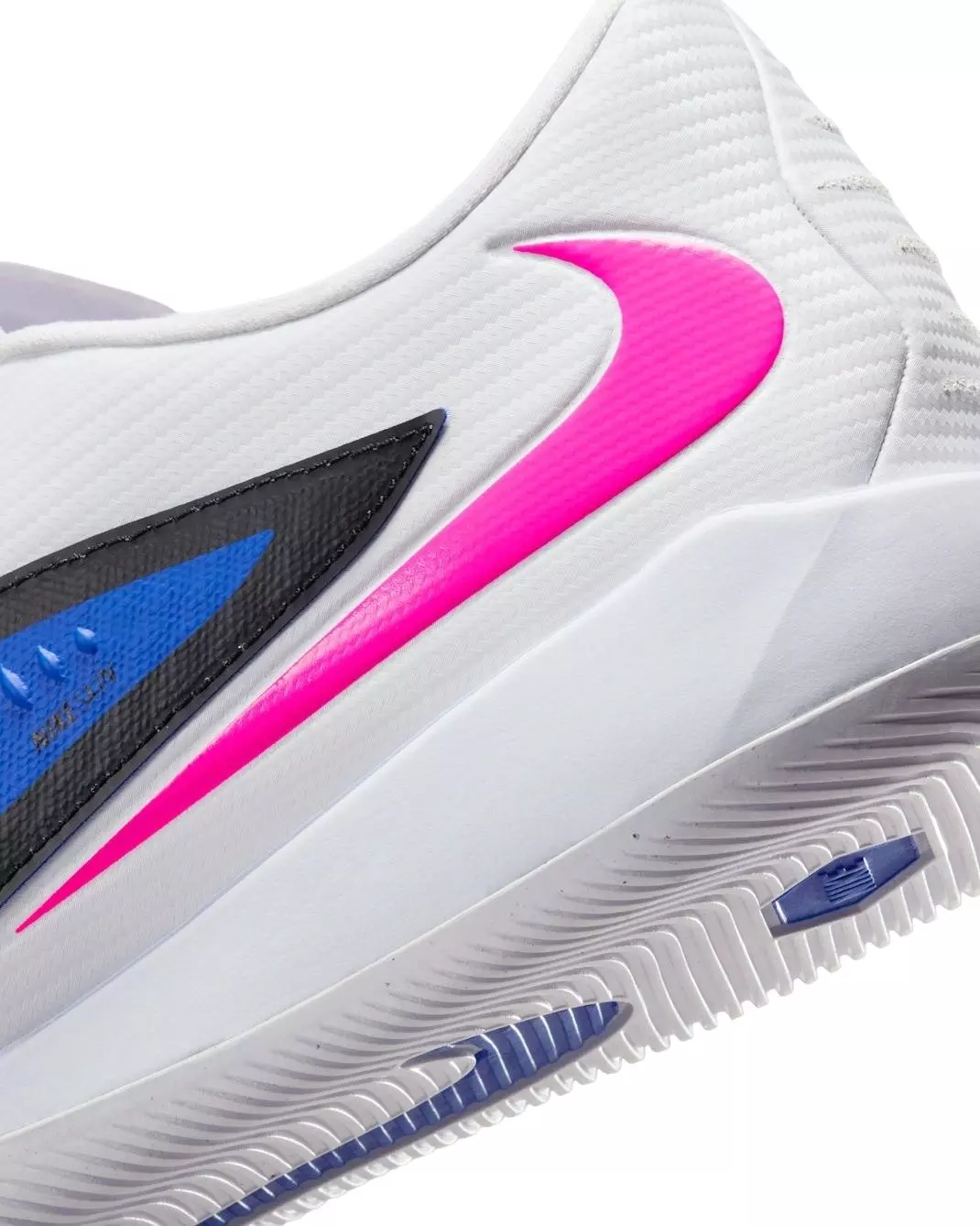 Nike Phantom 6 Low Academy IC "Racer Blue/White/Pink Blast" Men's Soccer Shoe - BLUE/WHITE/PINK