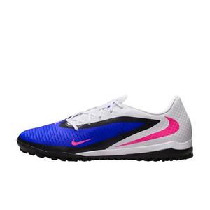 Nike Phantom 6 Low Academy Turf "Racer Blue/White/Pink Blast" Men's Soccer Shoe