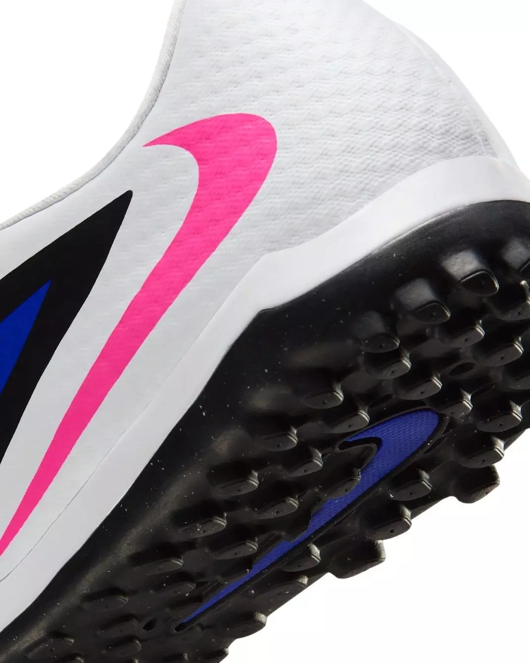 Nike Phantom 6 Low Academy Turf "Racer Blue/White/Pink Blast" Men's Soccer Shoe - BLUE/WHITE/PINK