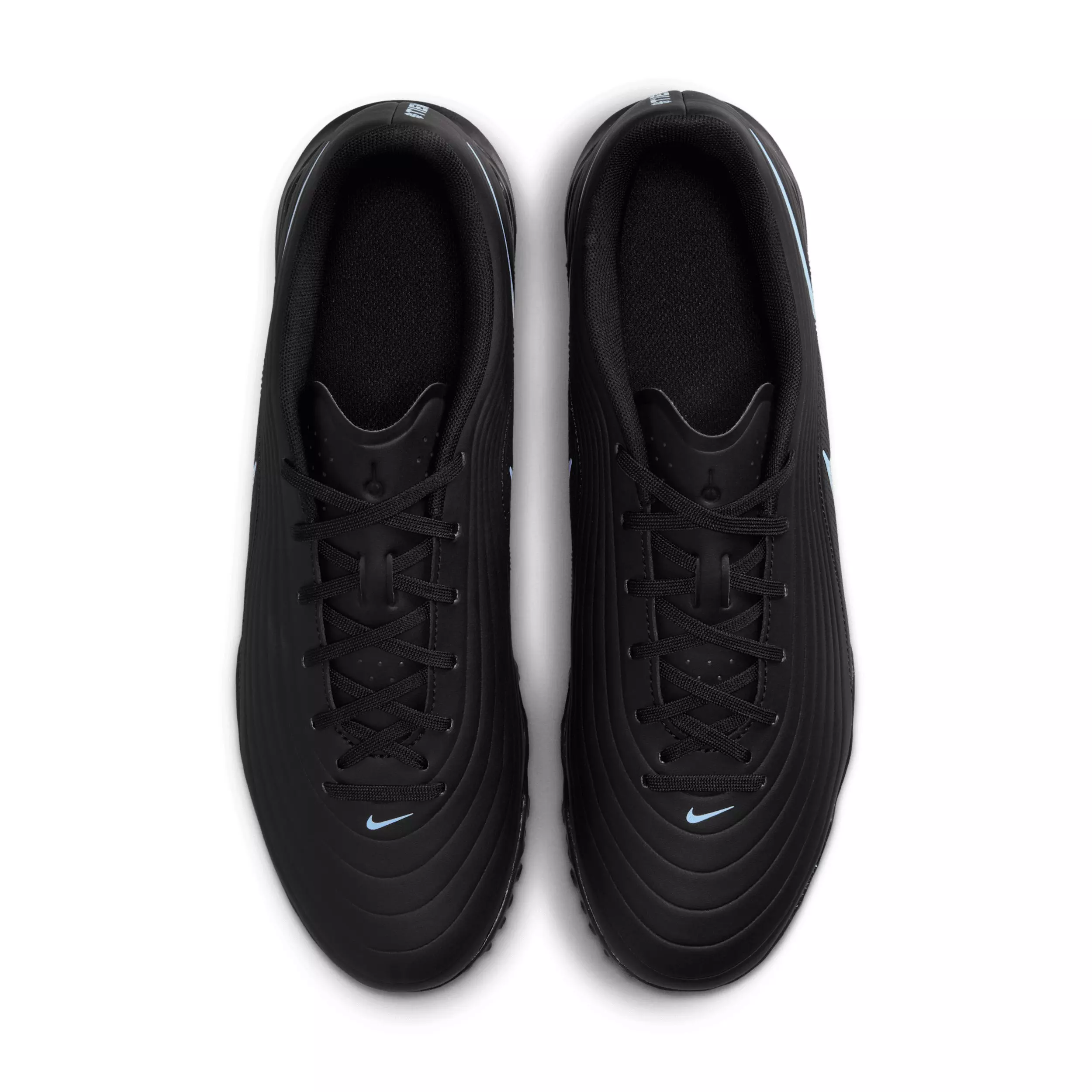 Nike Tiempo Maestro Club Turf "Black/Ice Blue" Men's Soccer Shoe - BLACK/BLUE